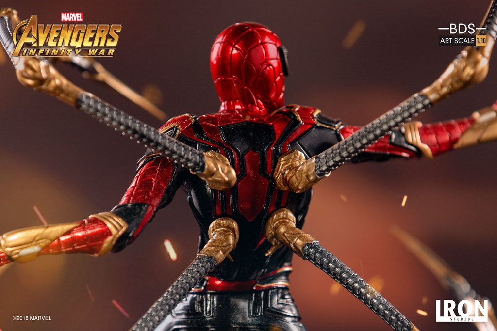Iron Studios - 1:10 BDS Art Scale Statue - Avengers: Infinity War - Iron Spider-Man - Marvelous Toys