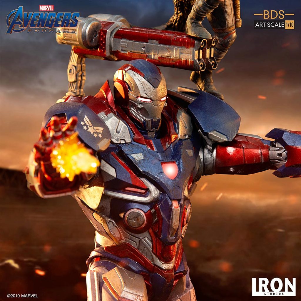 Iron Studios - BDS Art Scale 1:10 - Avengers: Endgame - Iron Patriot and Rocket - Marvelous Toys