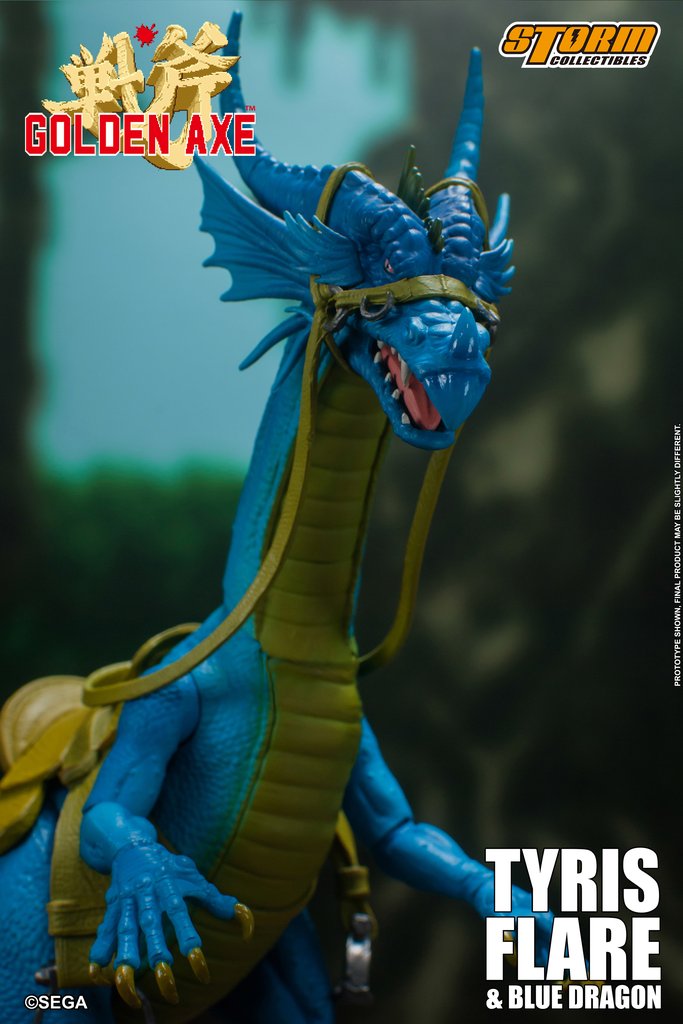 Storm Collectibles - Golden Axe - Tyris Flare &amp; Blue Dragon - Marvelous Toys