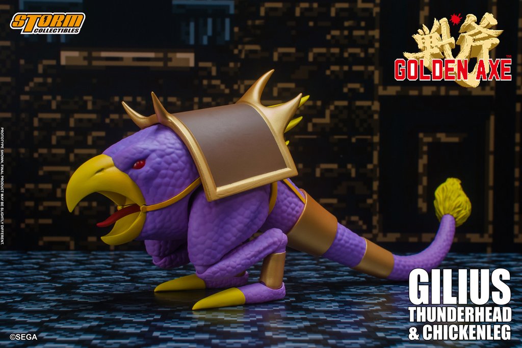 Storm Collectibles - Golden Axe - Gilius Thunderhead &amp; Chicken Leg - Marvelous Toys