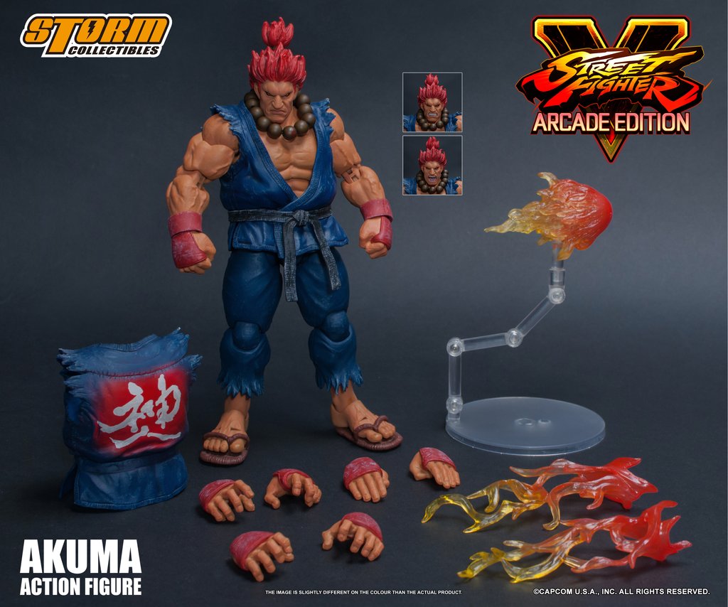 Storm Collectibles - Street Fighter V: Arcade Edition - Akuma (Gouki) Nostalgia Costume - Marvelous Toys