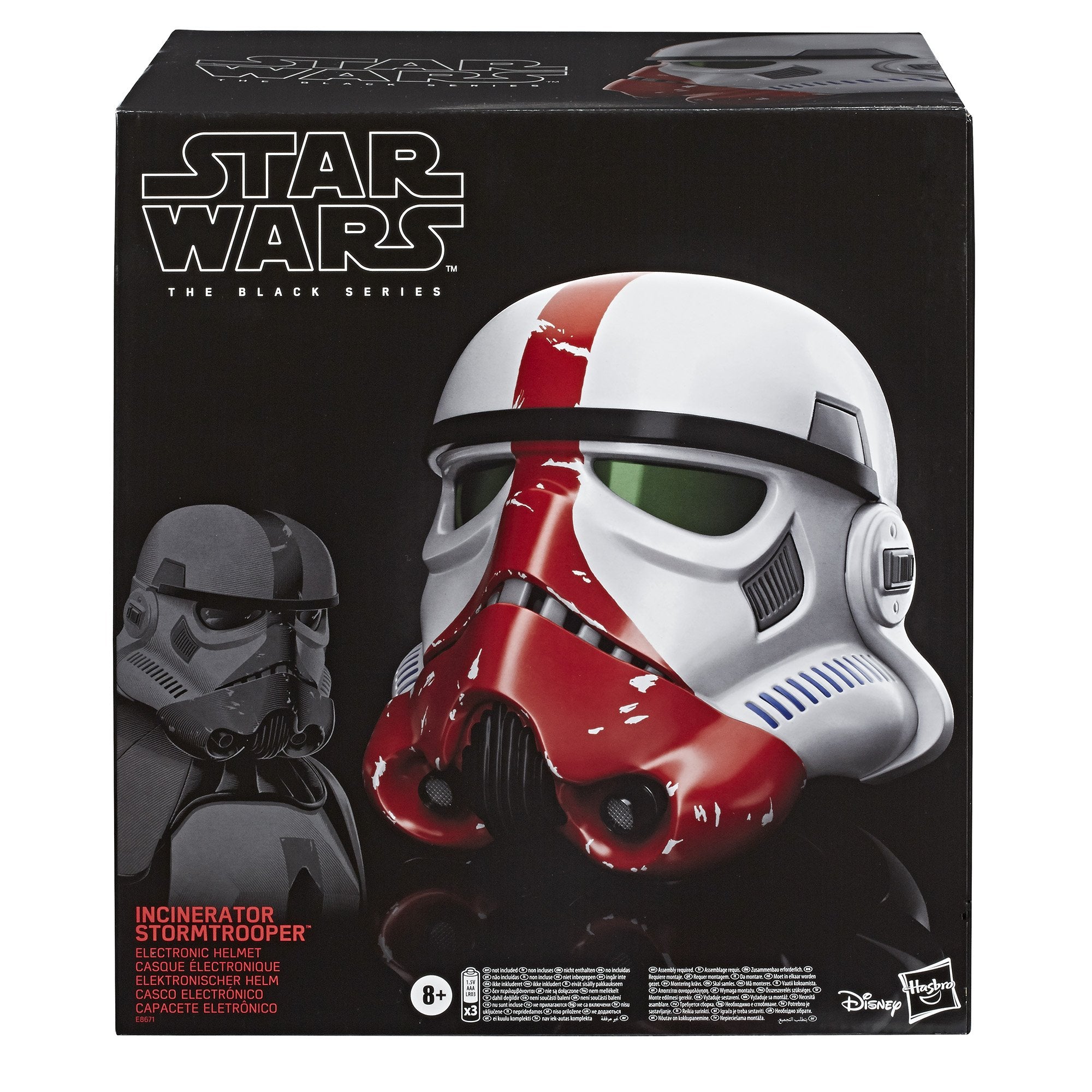 Hasbro - Star Wars: The Black Series - Wearable Premium Electronic Incinerator Stormtrooper Helmet (1/1 Scale) - Marvelous Toys