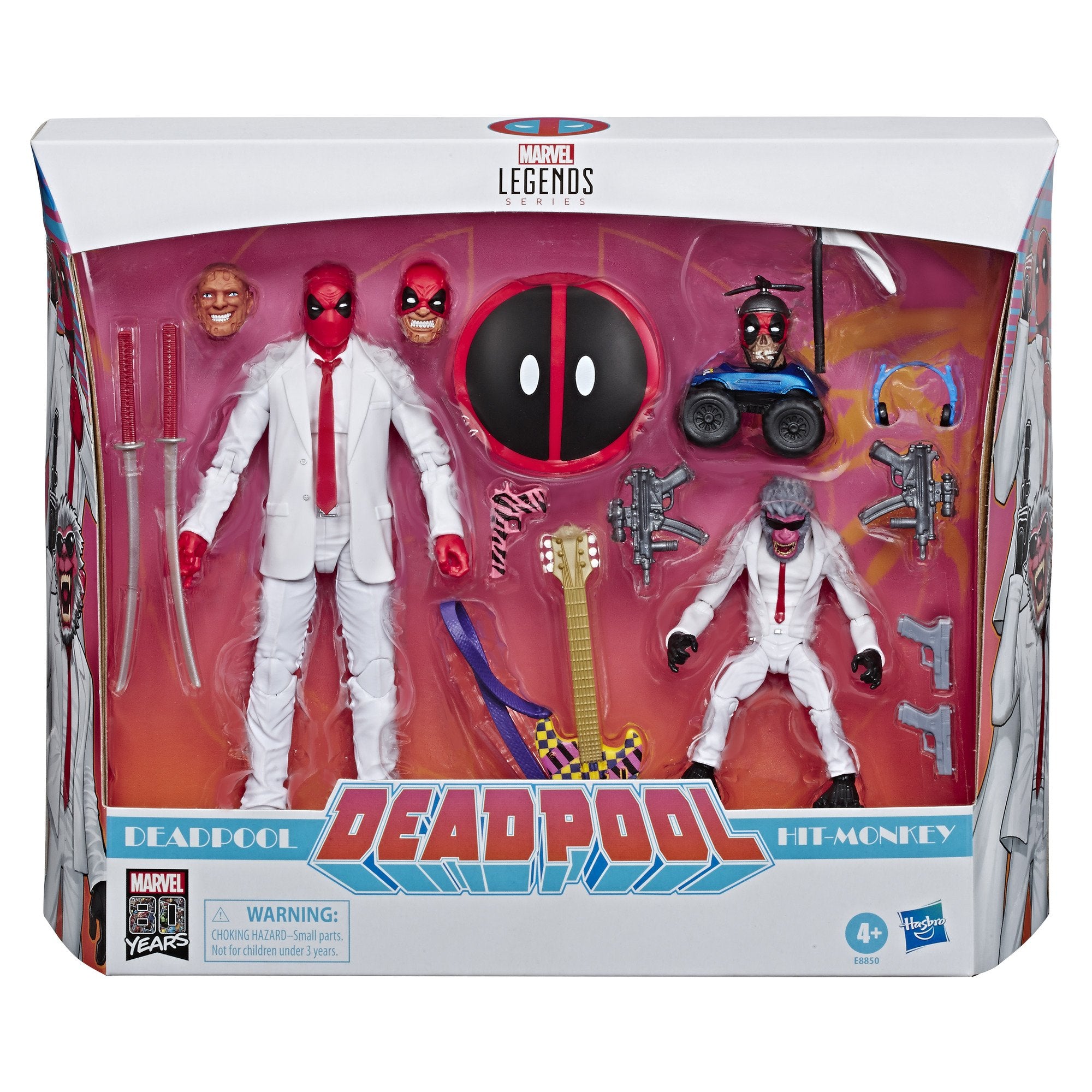 Hasbro - Marvel Legends - Marvel Comics 80th Anniversary - Deadpool & Hit-Monkey - Marvelous Toys