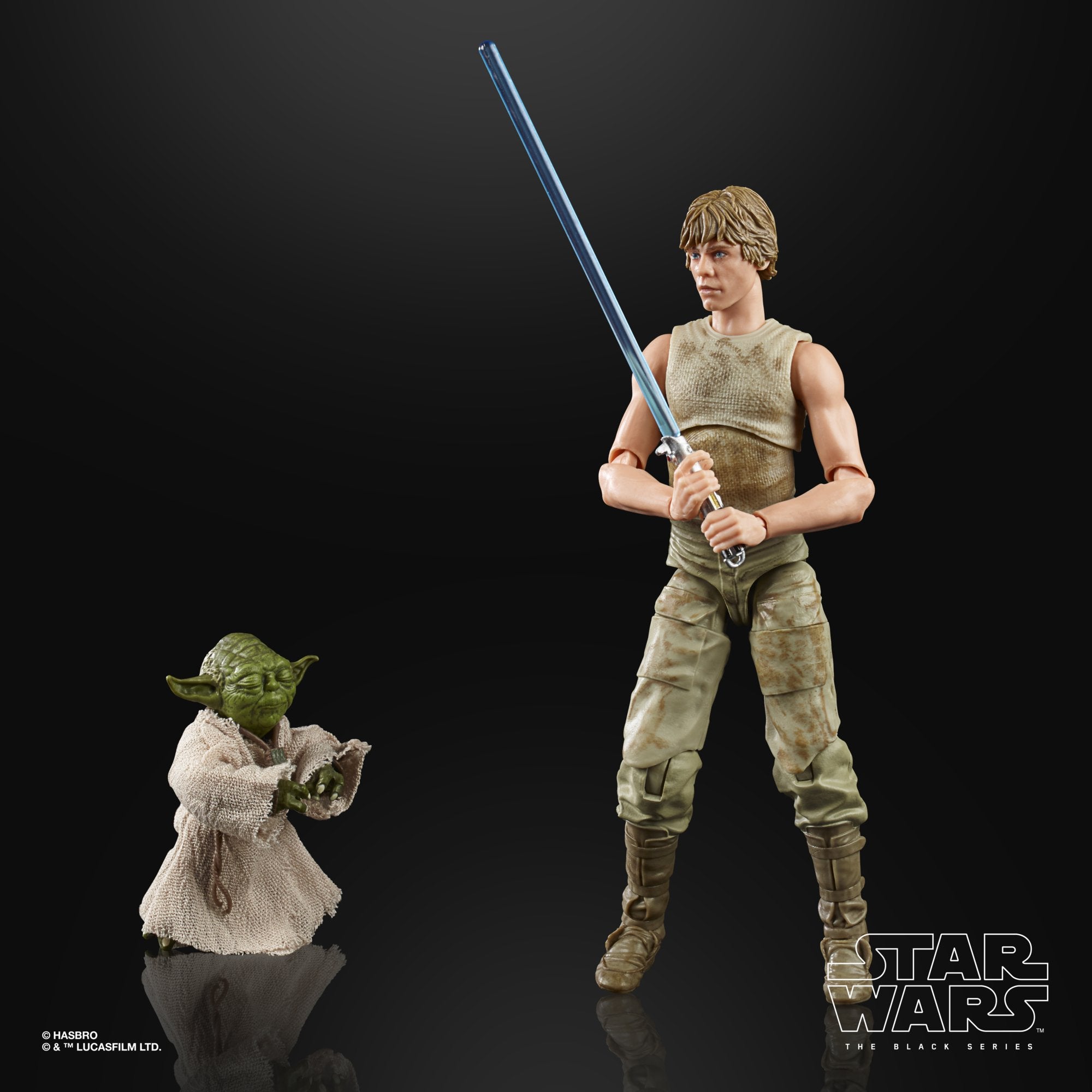 Hasbro - Star Wars: The Black Series - Luke Skywalker &amp; Yoda (Jedi Training) - Marvelous Toys