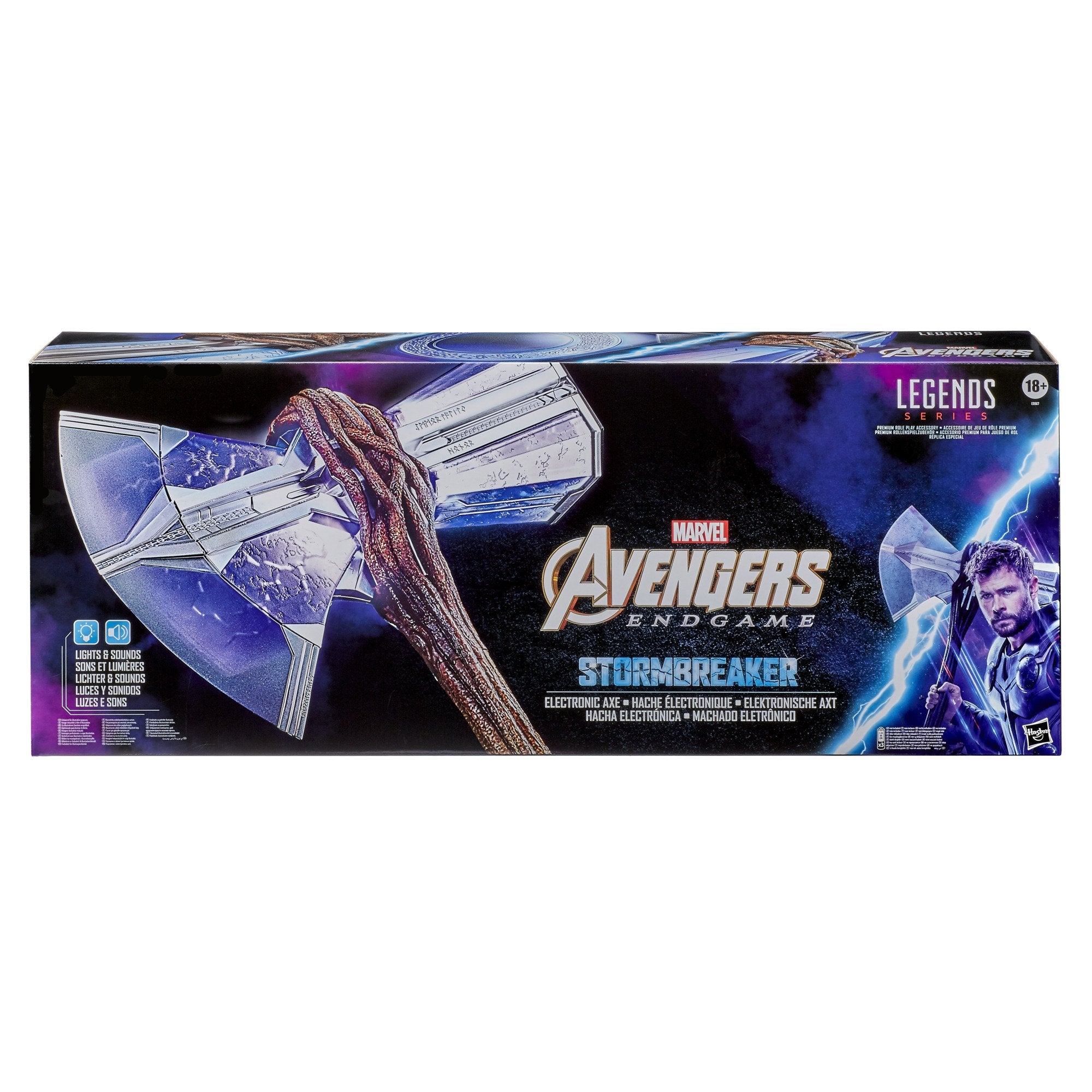 Hasbro - Marvel Legends - Avengers: Endgame - Life-Size Electronic Stormbreaker - Marvelous Toys