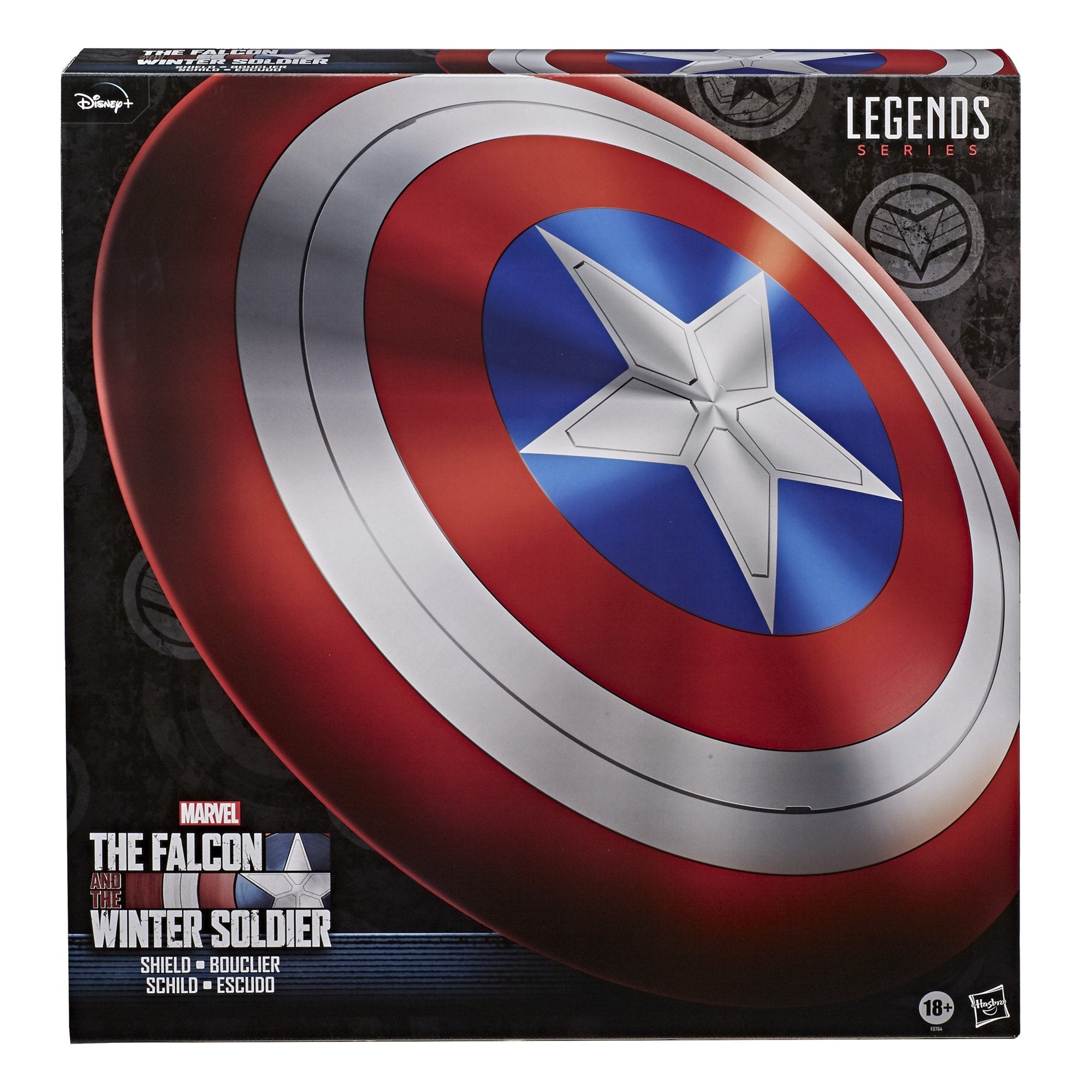 Hasbro - Marvel Legends - Falcon and the Winter Soldier - Life-Size Captain America Shield - Marvelous Toys