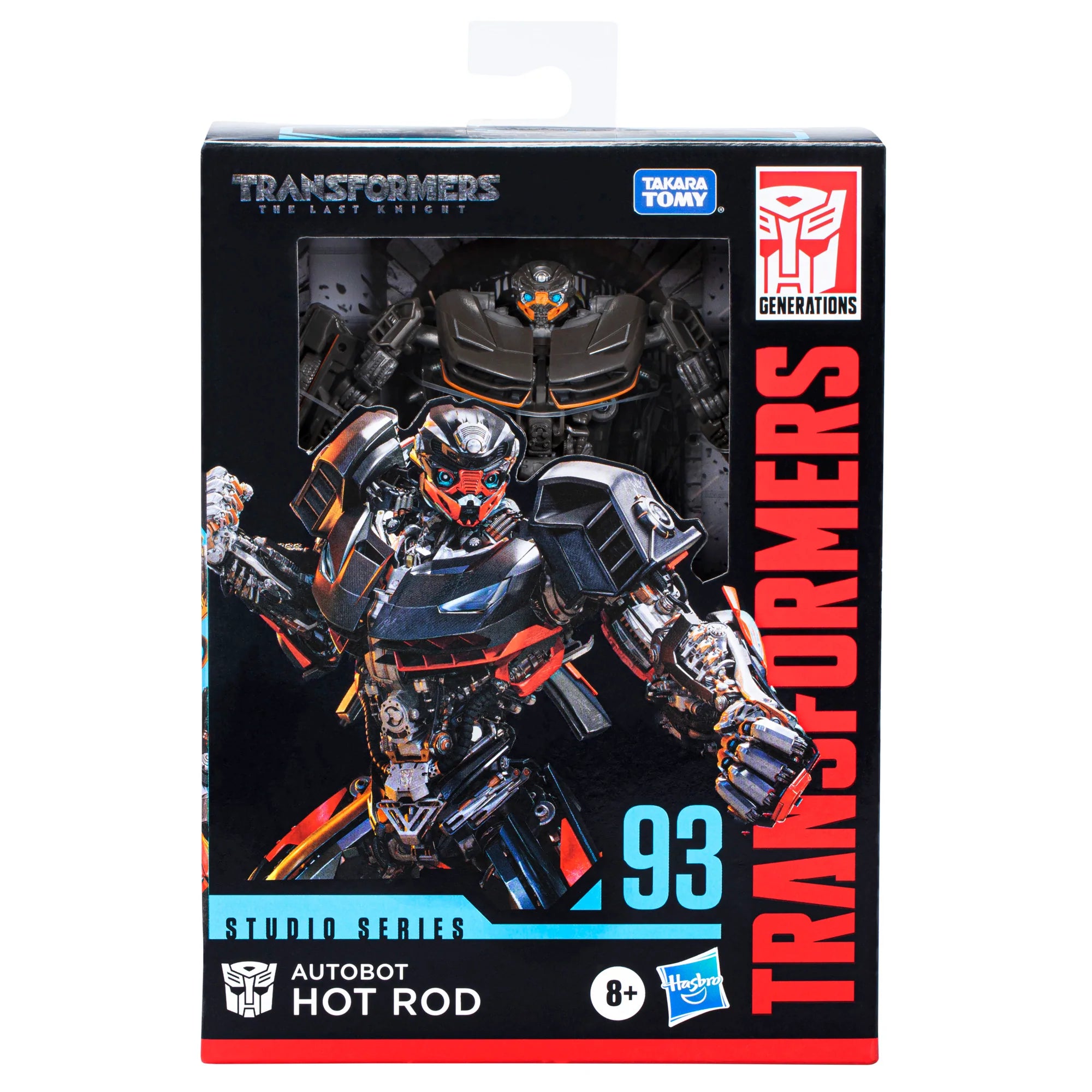Hasbro - Transformers Generations - Studio Class 93 - Deluxe Class - Transformers: The Last Knight - Autobot Hot Rod - Marvelous Toys