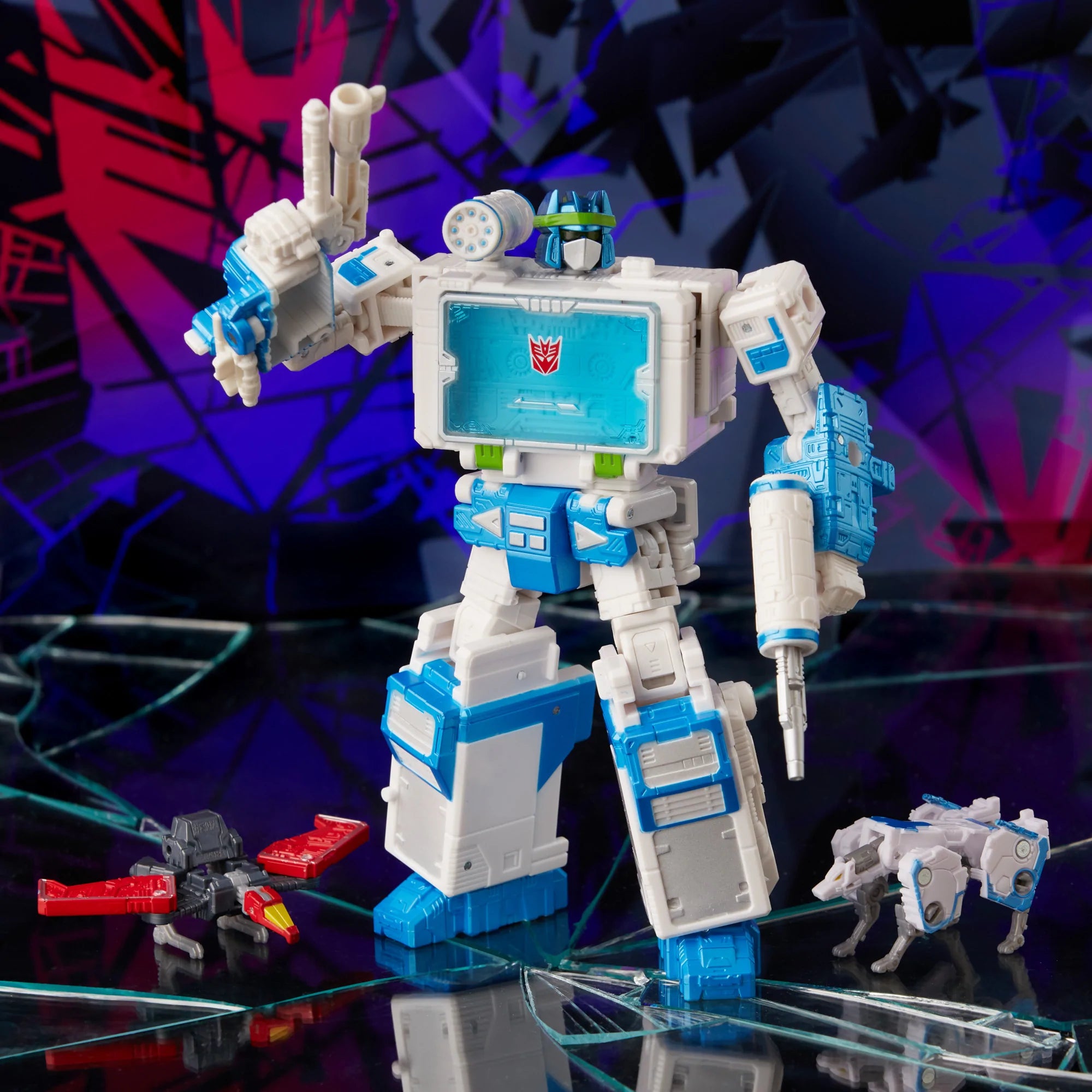 Hasbro - Transformers Generations - Shattered Glass - Decepticon Soundwave, Laserbeak &amp; Ravage Boxset - Marvelous Toys