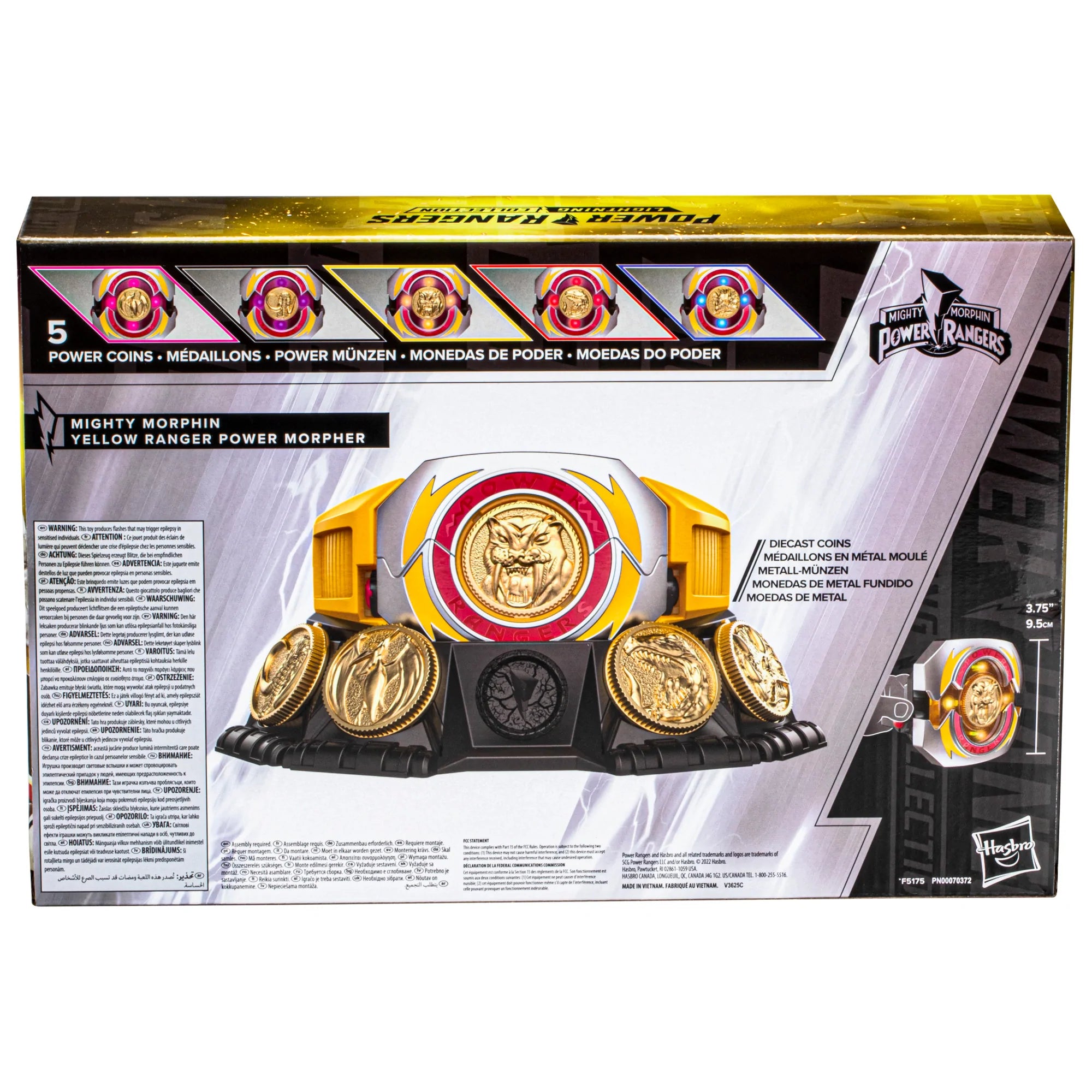 Hasbro - Power Rangers Lightning Collection - Mighty Morphin Yellow Ranger Power Morpher - Marvelous Toys