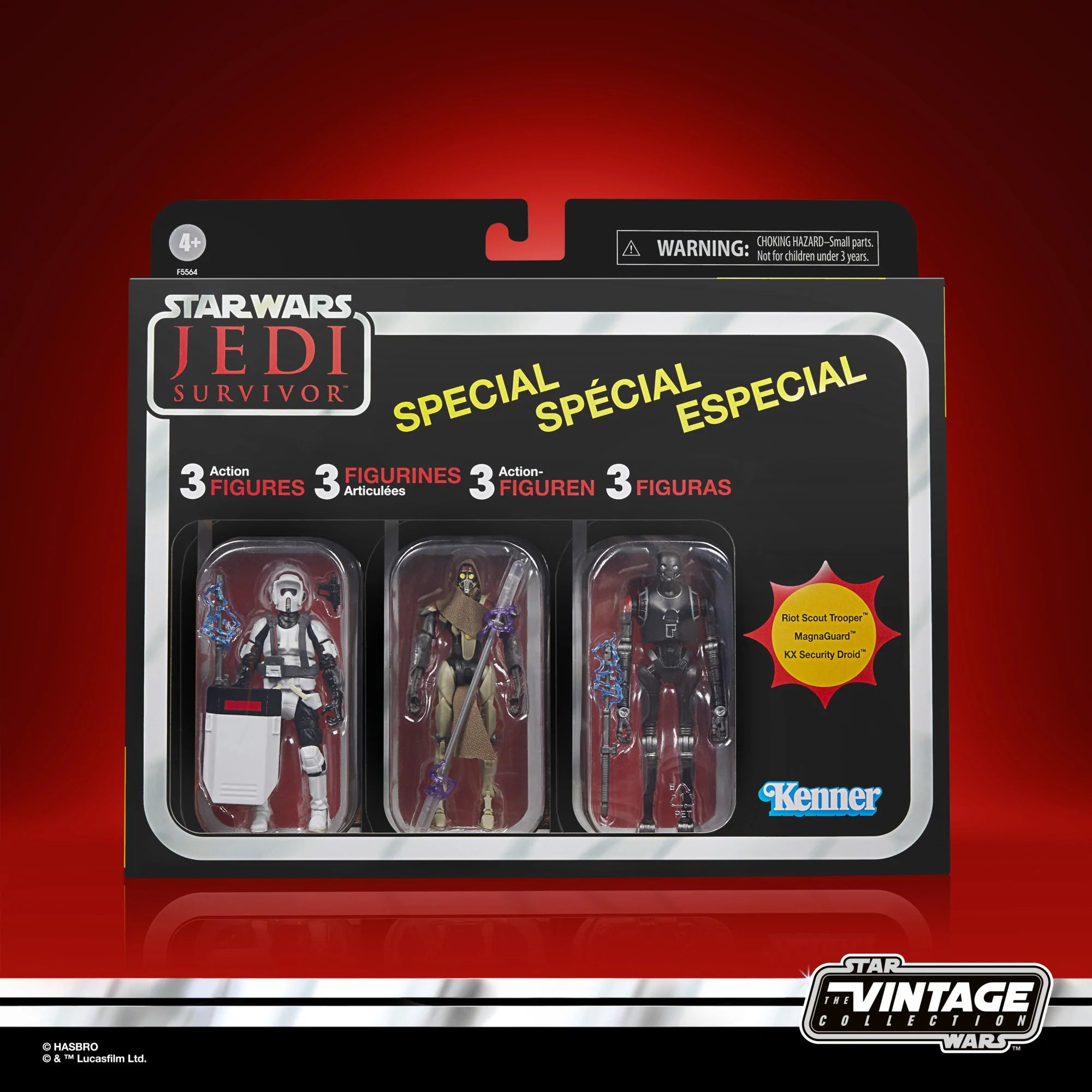 Hasbro - Star Wars: The Vintage Collection - Gaming Greats - 3.75&quot; Figure - Jedi: Survivor 3-Pack - Marvelous Toys