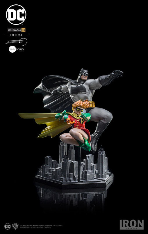 Iron Studios - 1:10 Art Scale Statue - Frank Miller&#39;s The Dark Knight Returns - Batman &amp; Robin - Marvelous Toys