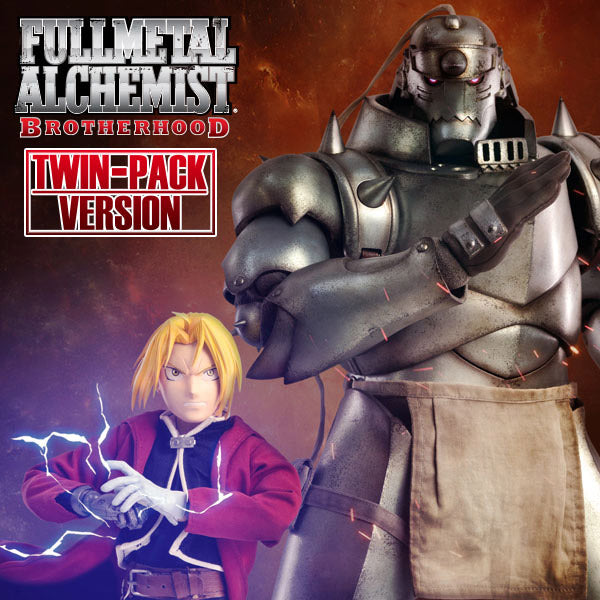 ThreeZero - Fullmetal Alchemist: Brotherhood - Edward & Alphonse Elric (1/6 Scale) (2-Pack) - Marvelous Toys