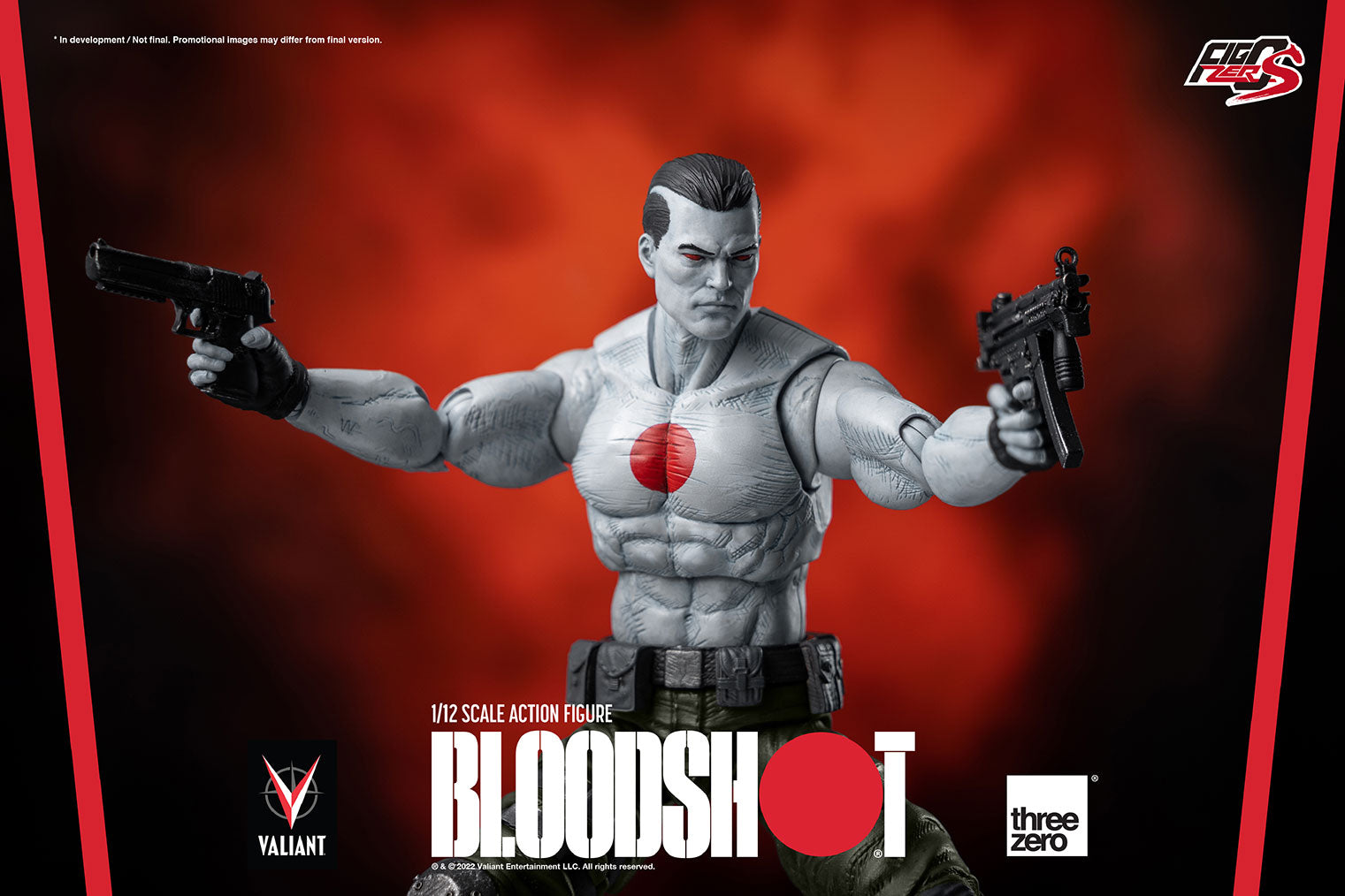 threezero - FigZero S - Valiant - Bloodshot (1/12 Scale) - Marvelous Toys