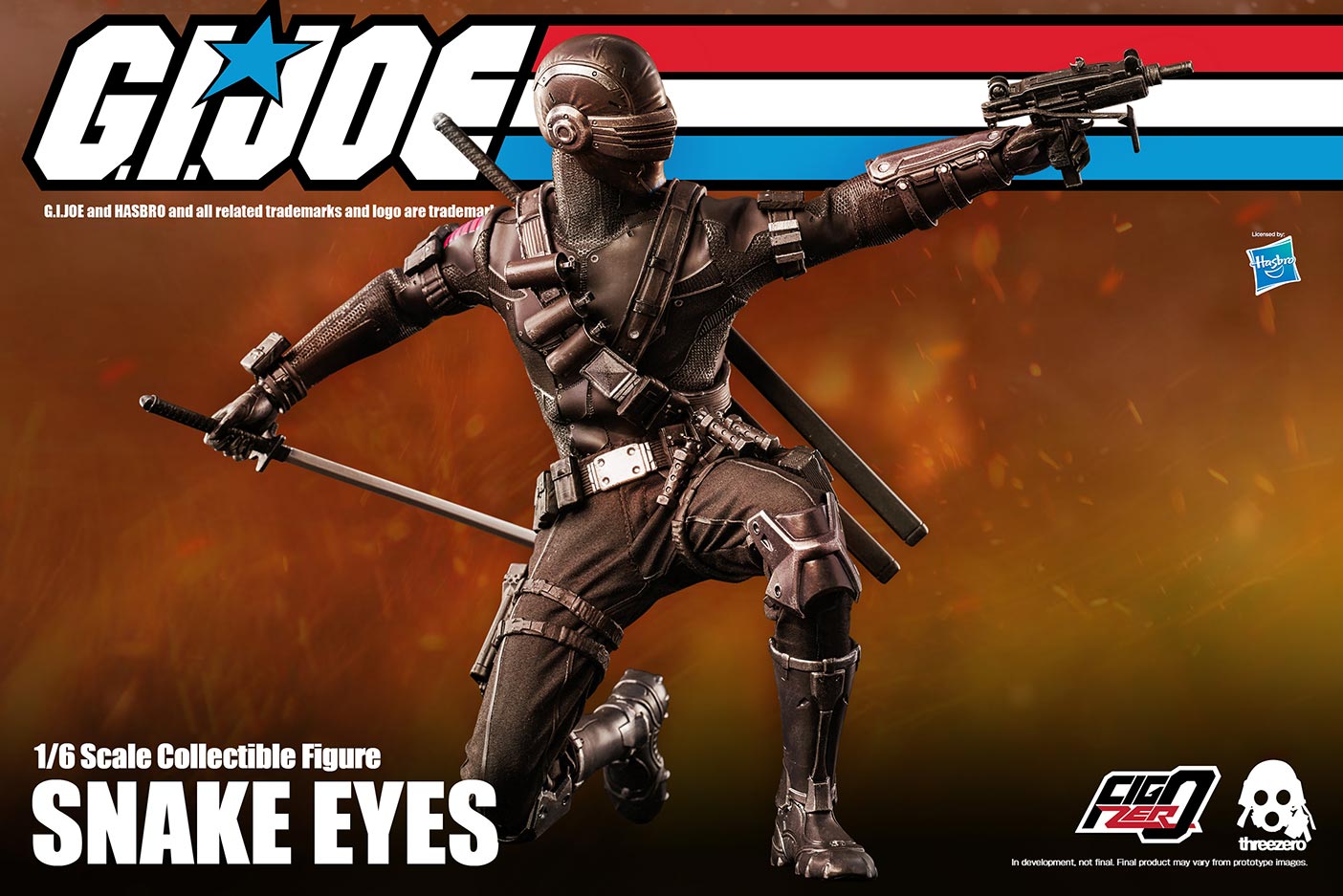 Threezero - G.I. Joe - Snake Eyes (1/6 Scale) - Marvelous Toys