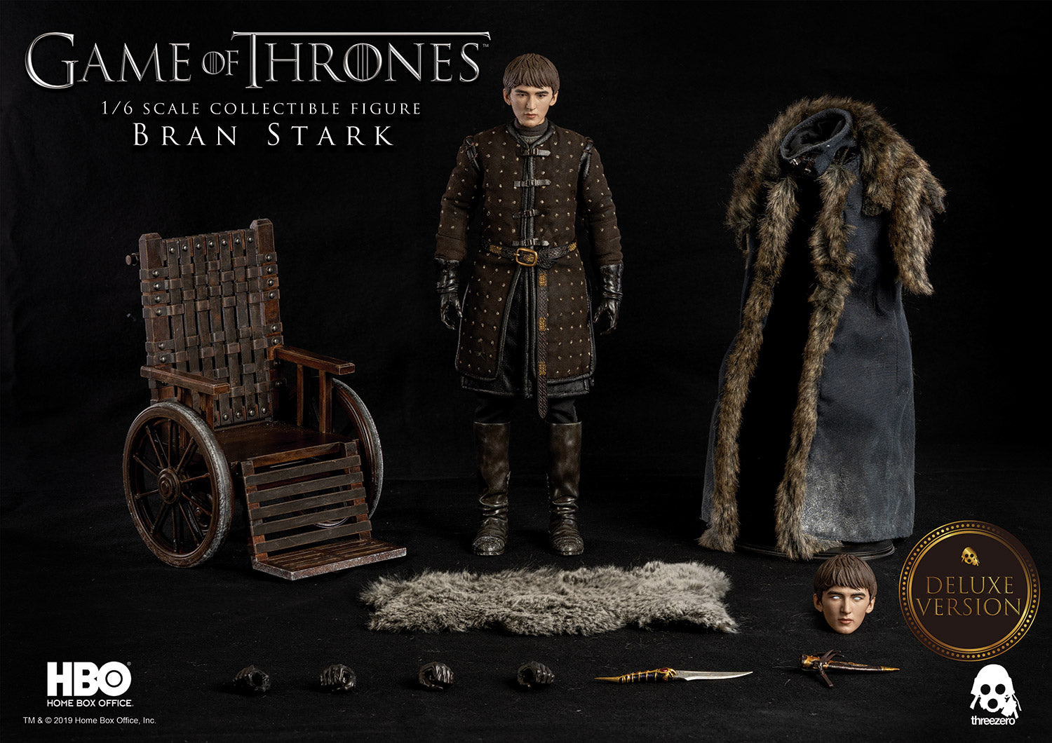 ThreeZero - Game of Thrones - Bran Stark (Deluxe) (1/6 Scale) - Marvelous Toys
