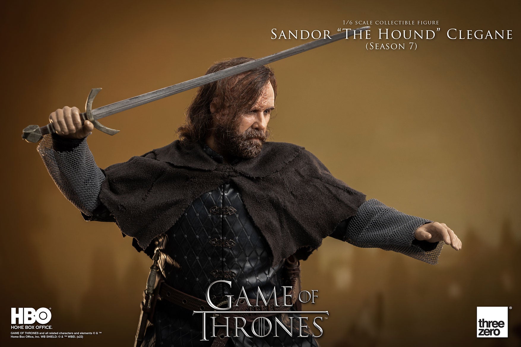threezero - Game of Thrones - Sandor &quot;The Hound&quot; Clegane (Season 7) (1/6 Scale) - Marvelous Toys