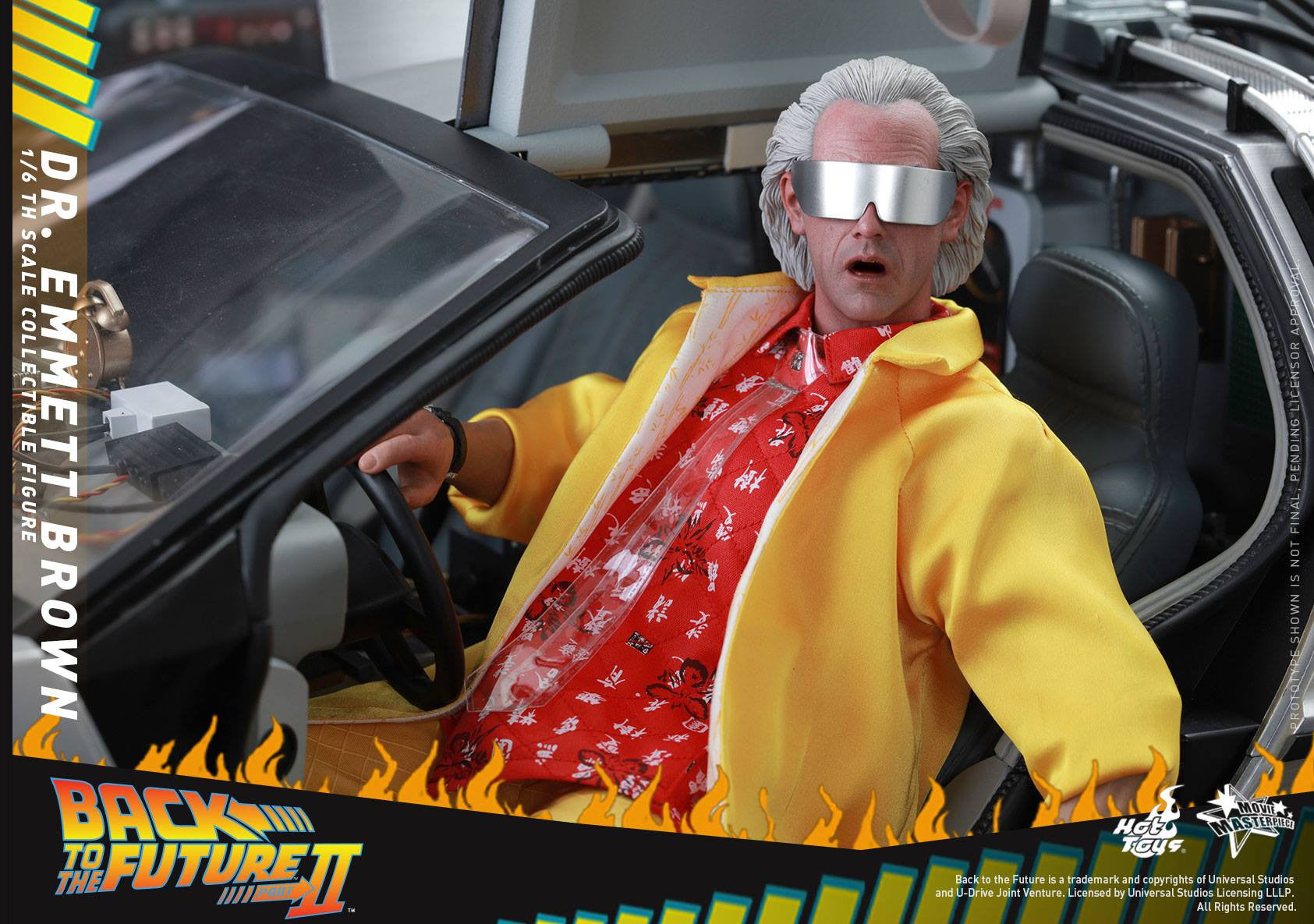 Hot Toys - MMS380 - Back to The Future Part II - Dr. Emmett Brown (Normal Edition) - Marvelous Toys