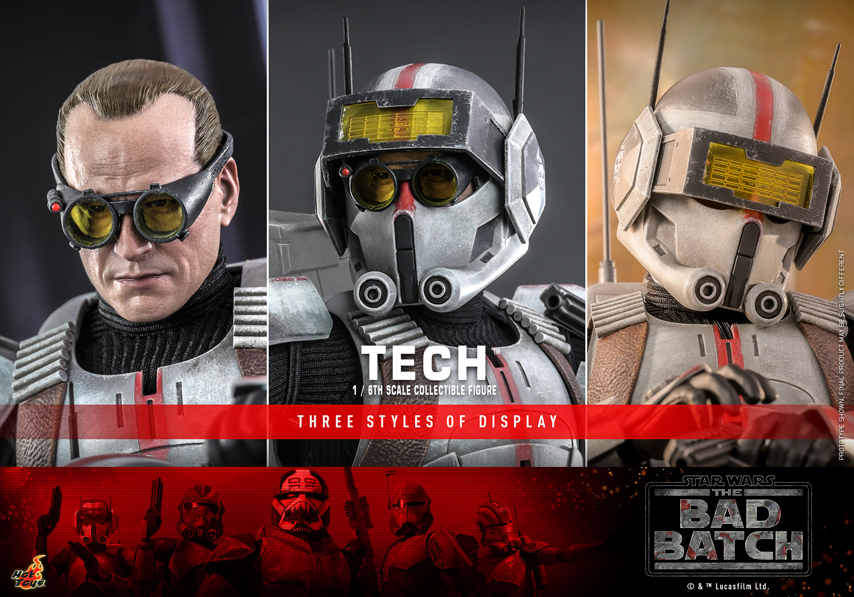 Hot Toys - TMS098 - Star Wars: The Bad Batch - Tech - Marvelous Toys