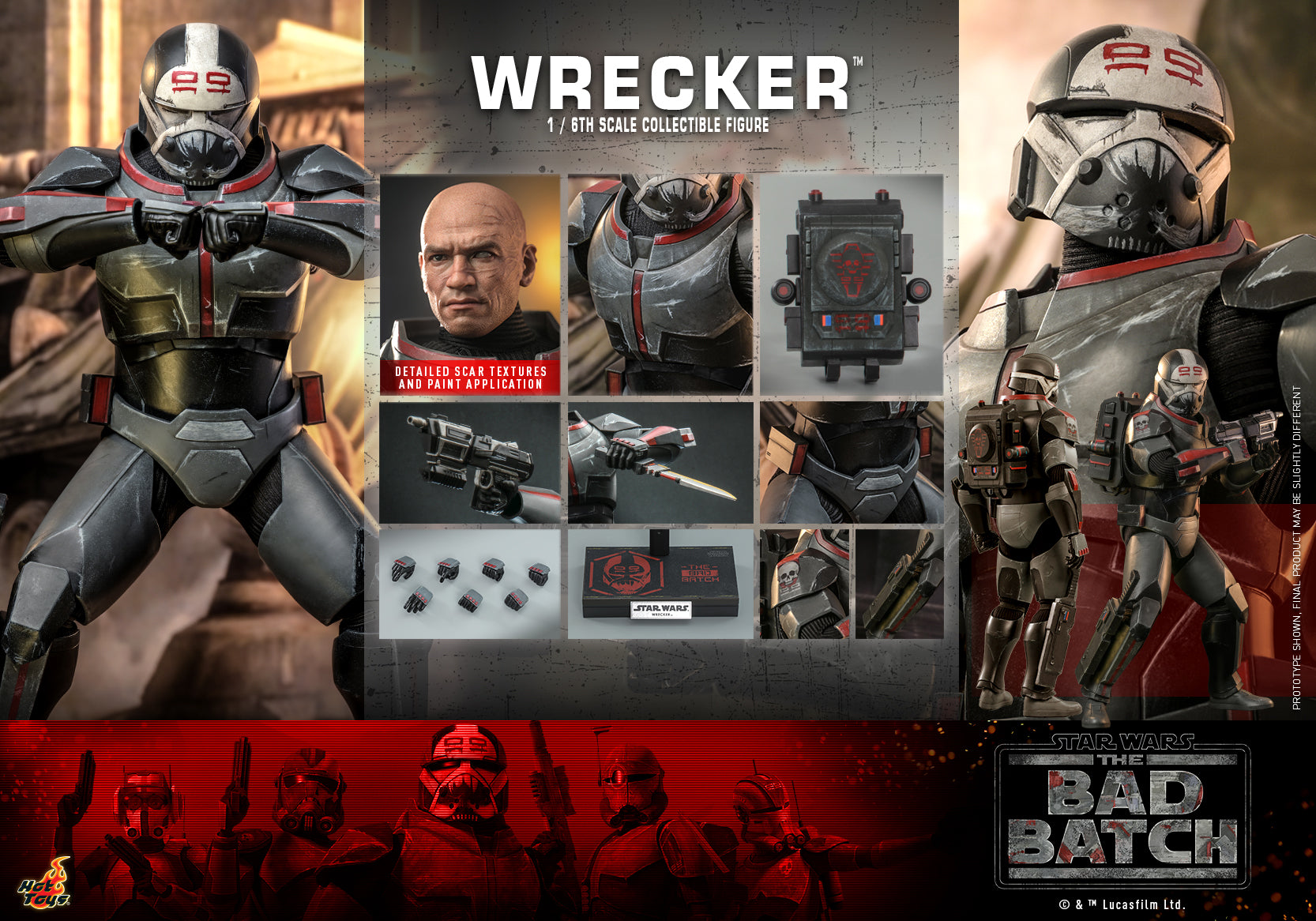 Hot Toys - TMS099 - Star Wars: The Bad Batch - Wrecker