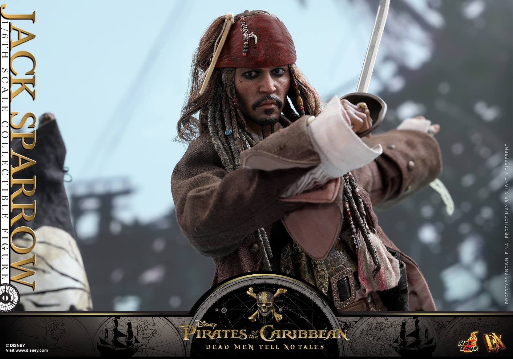 Hot Toys - DX15 - Pirates Of The Caribbean: Dead Men Tell No Tales - Jack Sparrow - Marvelous Toys