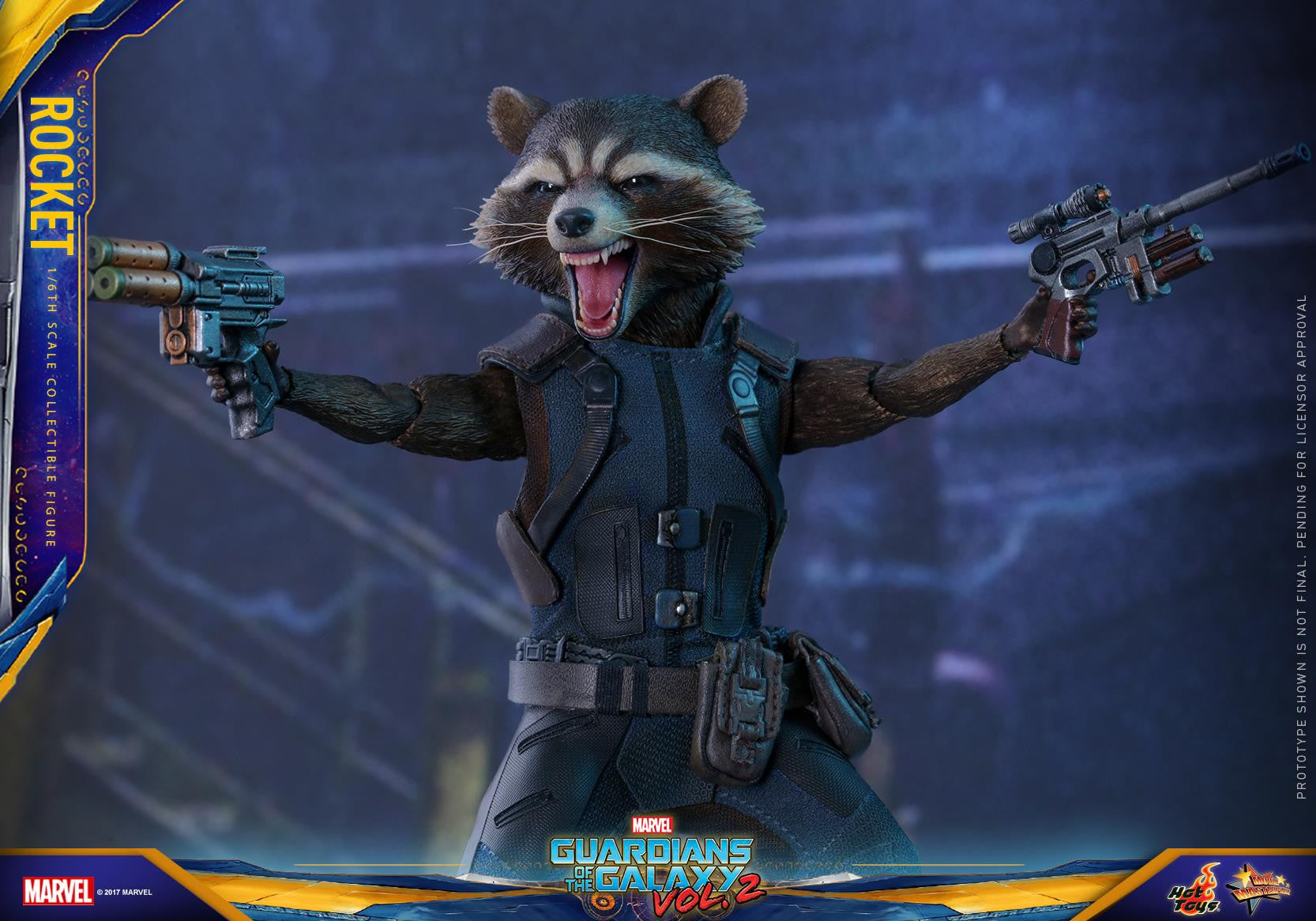 Hot Toys - MMS410 - Guardians of the Galaxy Vol. 2 - Rocket Raccoon - Marvelous Toys