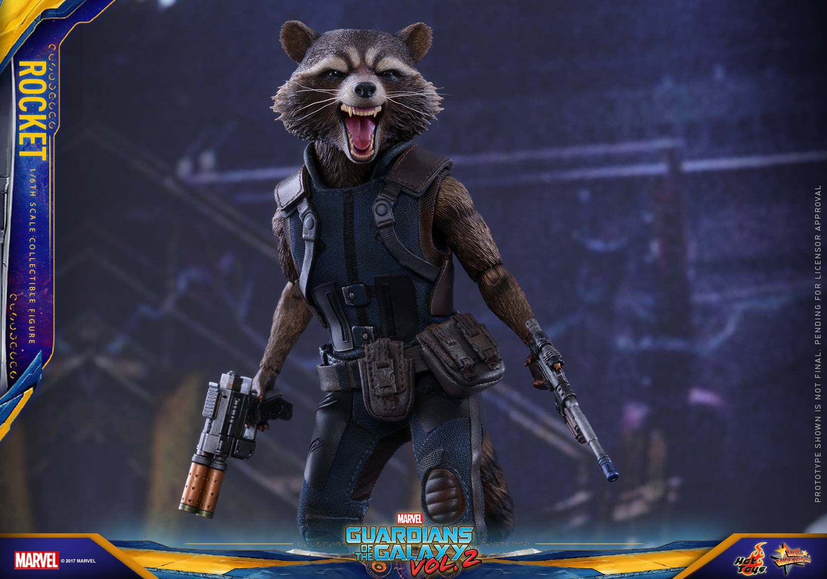 Hot Toys - MMS410 - Guardians of the Galaxy Vol. 2 - Rocket Raccoon - Marvelous Toys