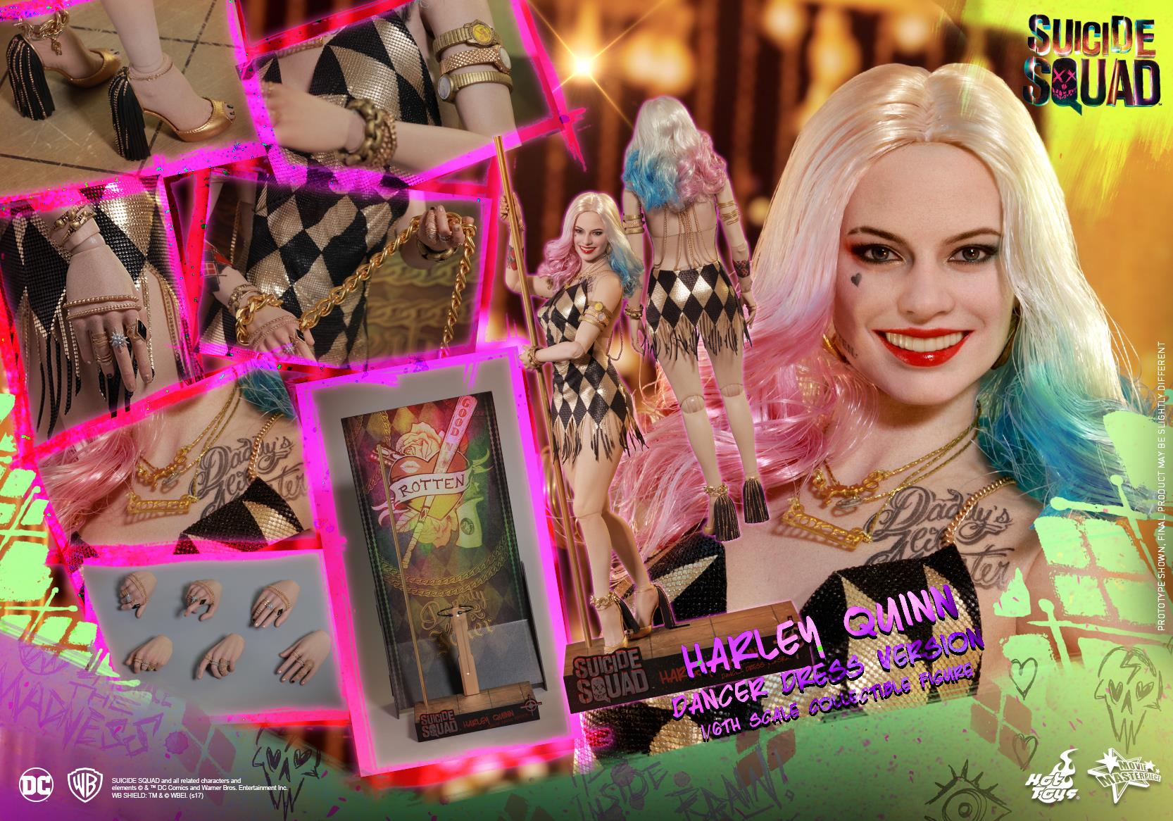 Hot Toys - MMS439 - Suicide Squad - Harley Quinn (Dancer Dress Version) - Marvelous Toys