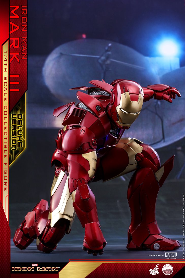 Hot Toys - QS012 - Iron Man Mark III Deluxe Edition (1/4 Scale) - Marvelous Toys