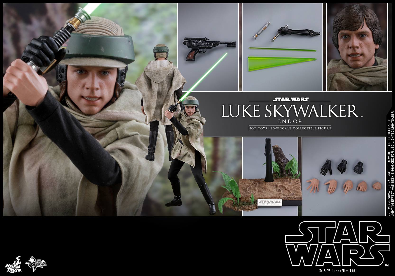 Hot Toys - MMS516 - Star Wars: Return of the Jedi - Luke Skywalker (Endor) - Marvelous Toys