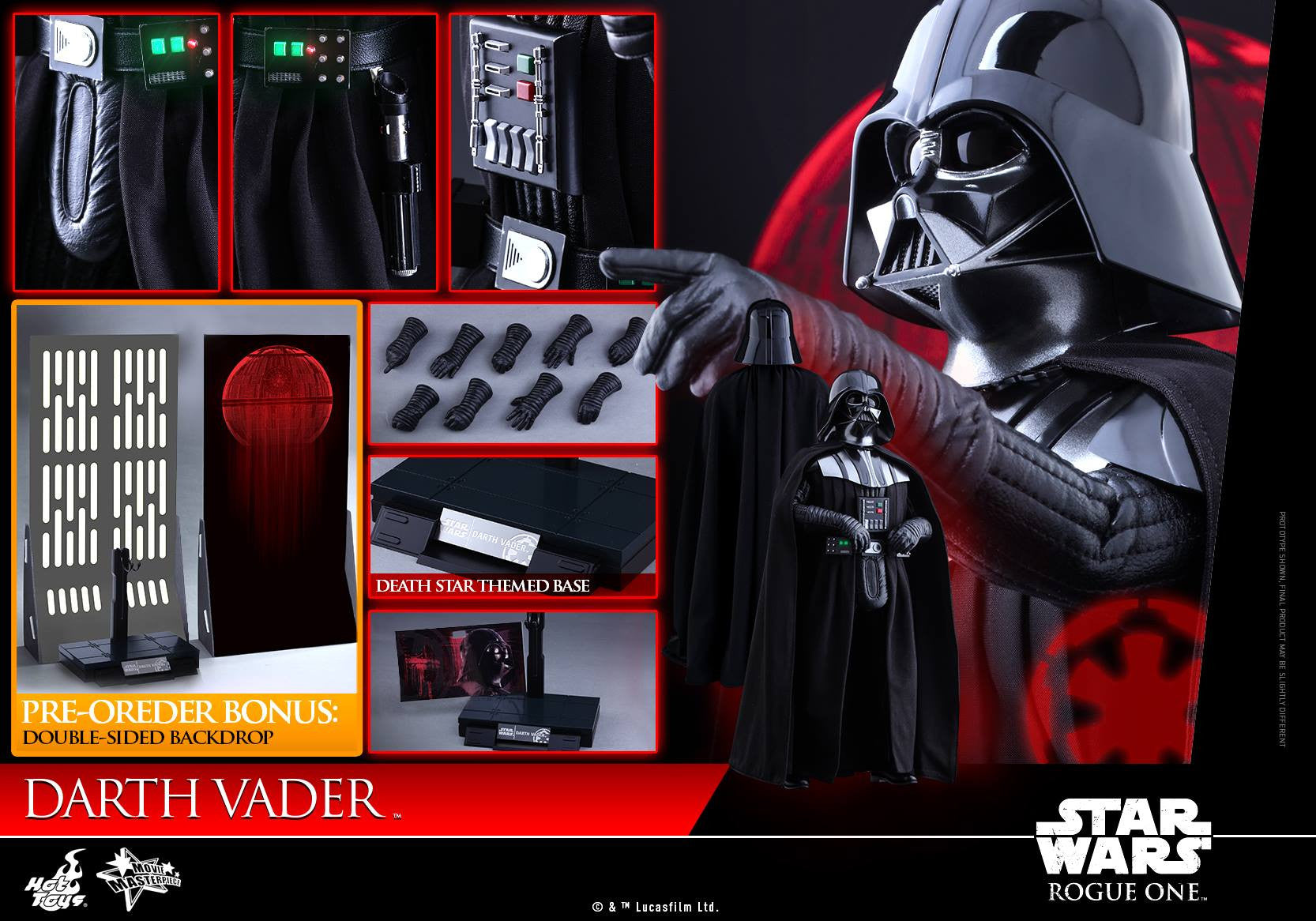Hot Toys - MMS388 - Rogue One: A Star Wars Story - Darth Vader - Marvelous Toys - 16