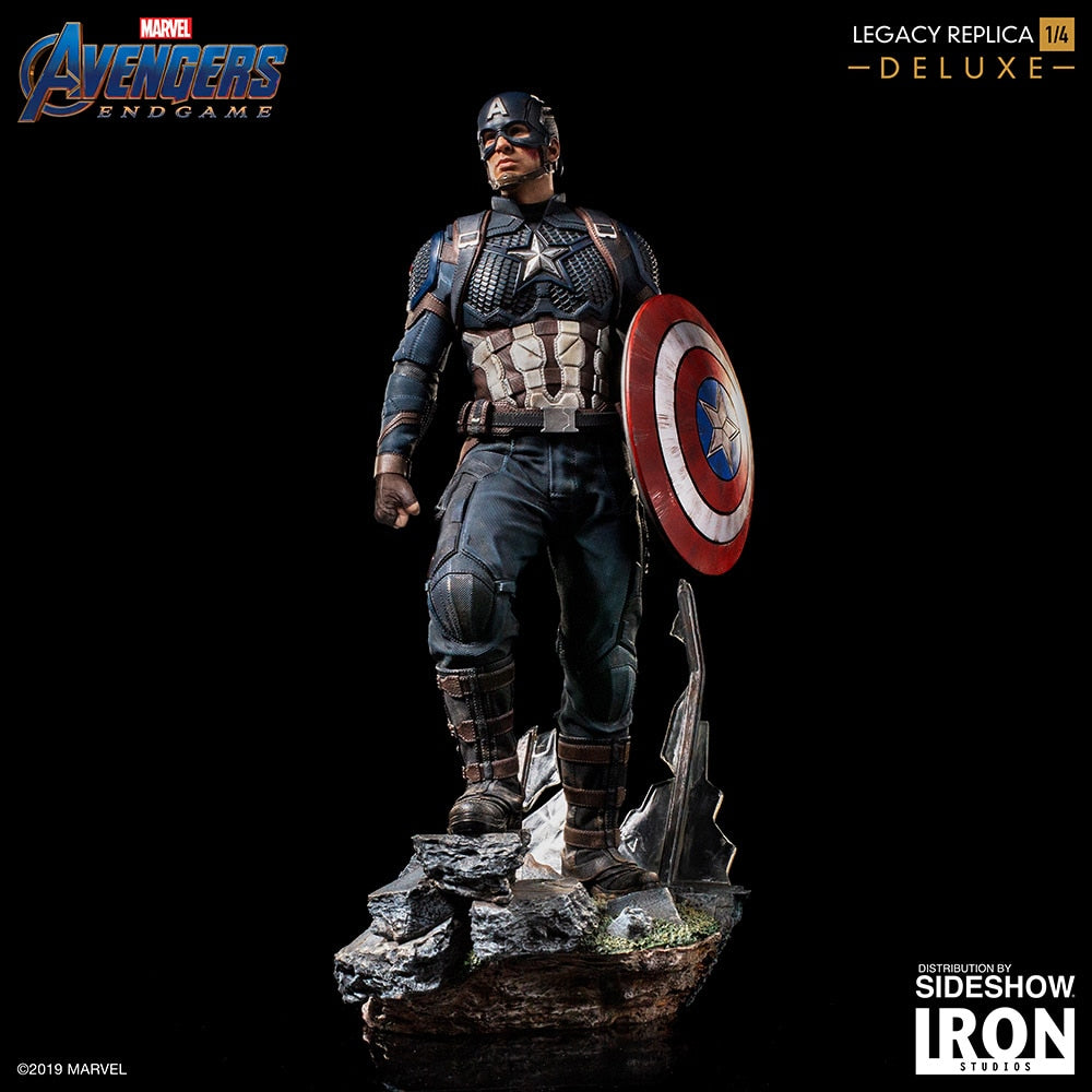 Iron Studios - 1:4 Legacy Replica - Avengers: Endgame - Captain America (Deluxe) - Marvelous Toys