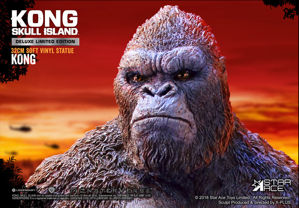 Star Ace Toys - Kong: Skull Island - Kong Soft Vinyl Statue (Deluxe Limited Edition) - Marvelous Toys