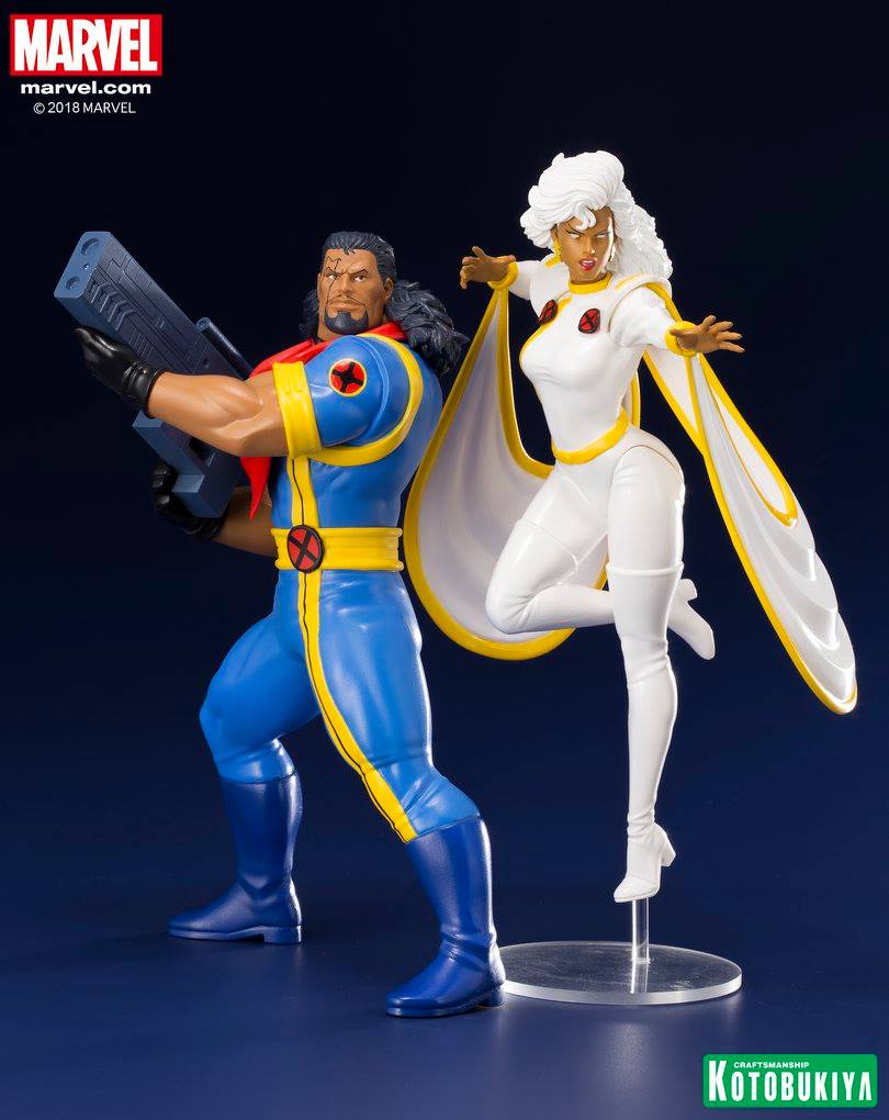 Kotobukiya - ARTFX+ - Marvel Universe - X-Men 1992 - Bishop &amp; Storm 2-Pack (1/10 Scale) - Marvelous Toys