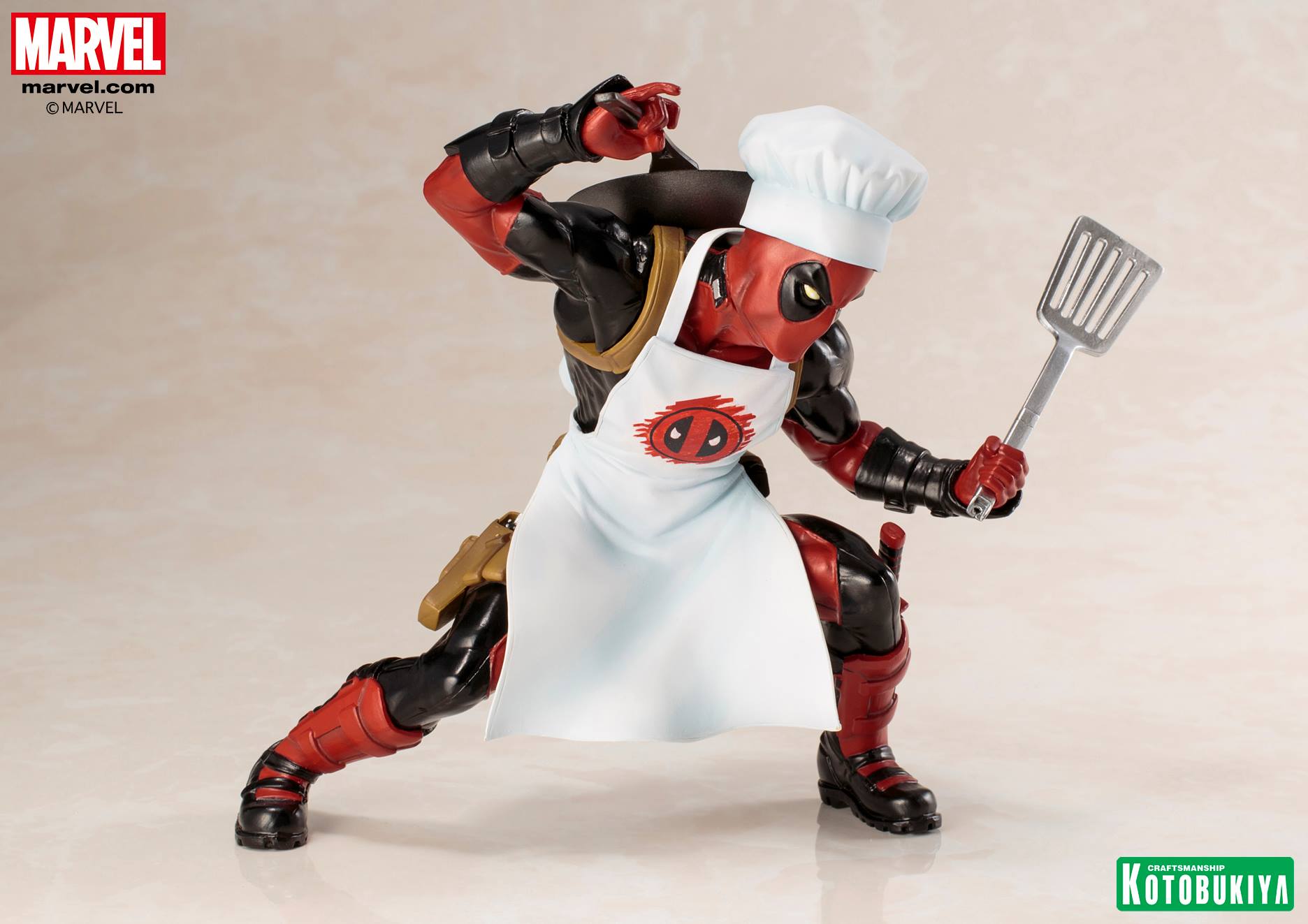 Kotobukiya - ARTFX+ - Marvel Universe - Chef Deadpool (Cook) - Marvelous Toys