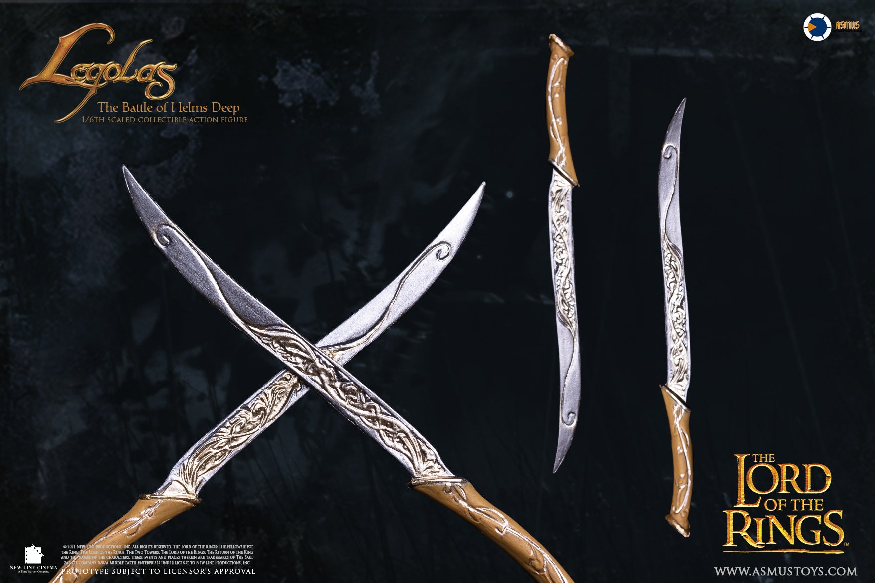 Asmus Toys - The Lord of the Rings: The Two Towers - The Battle of Helm&#39;s Deep - Legolas - Marvelous Toys