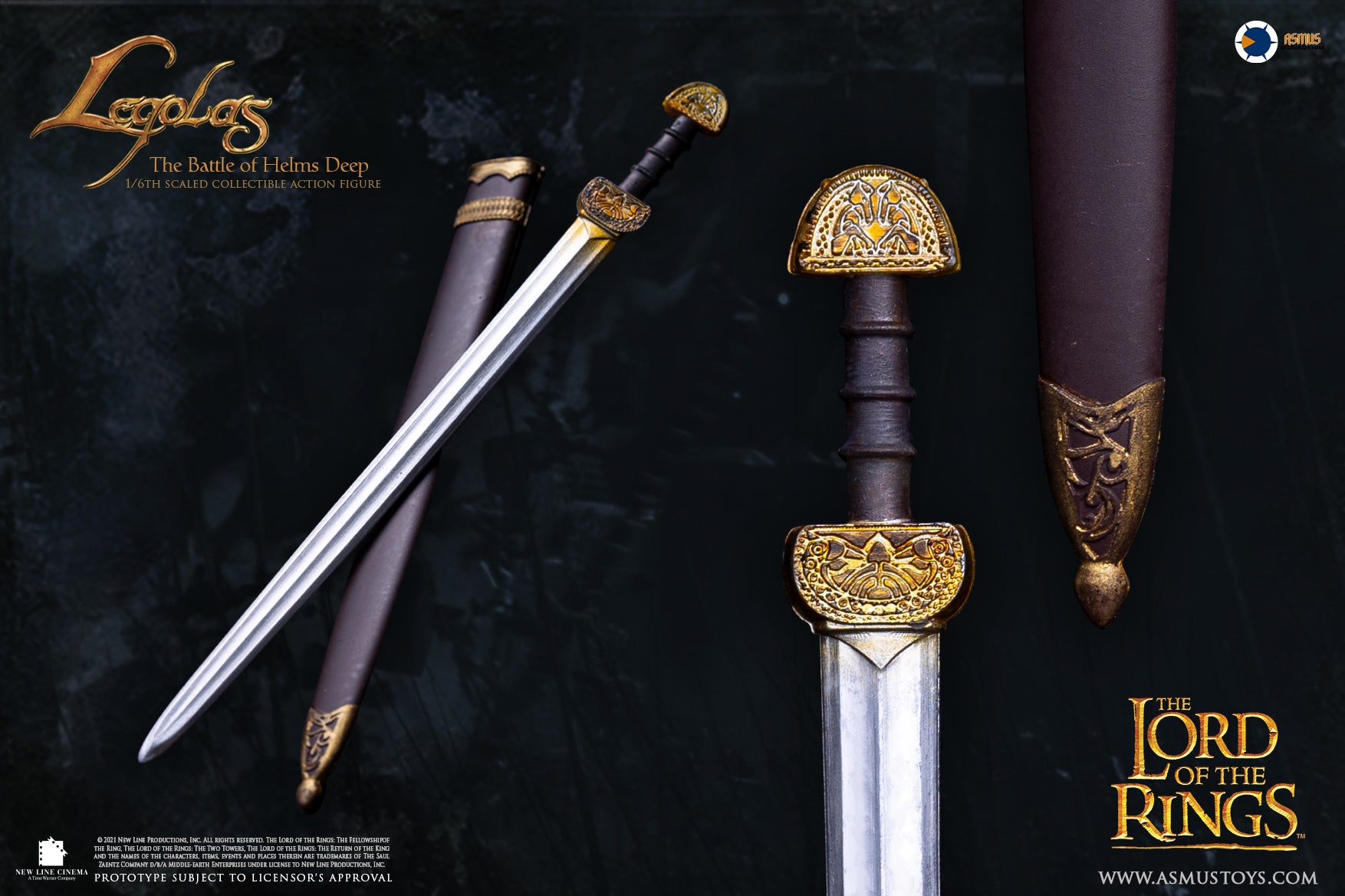 Asmus Toys - The Lord of the Rings: The Two Towers - The Battle of Helm's Deep - Legolas