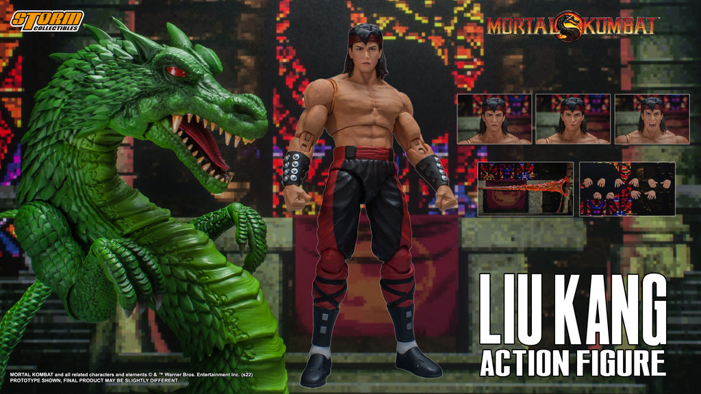 Storm Collectibles - Mortal Kombat VS Series - Liu Kang and Dragon Set (1/12 Scale) - Marvelous Toys