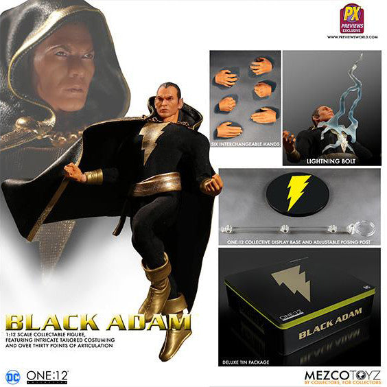 Mezco - One/12 Collective - Black Adam (PX Previews Exclusive) - Marvelous Toys
