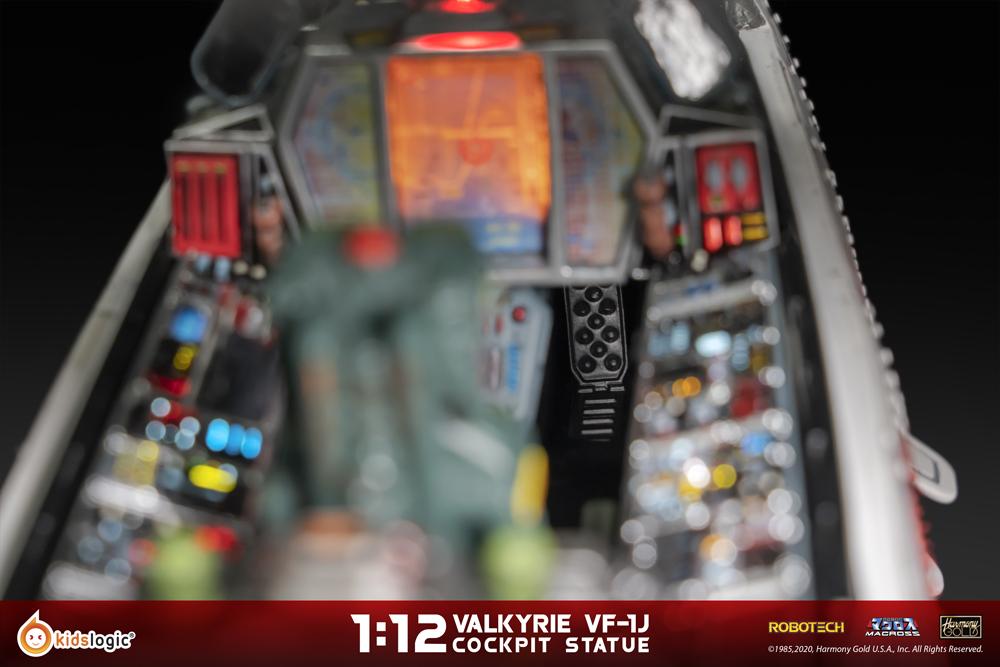 Kids Logic - Robotech Macross - VF-1J Valkyrie Cockpit Statue (1/12 Scale) - Marvelous Toys