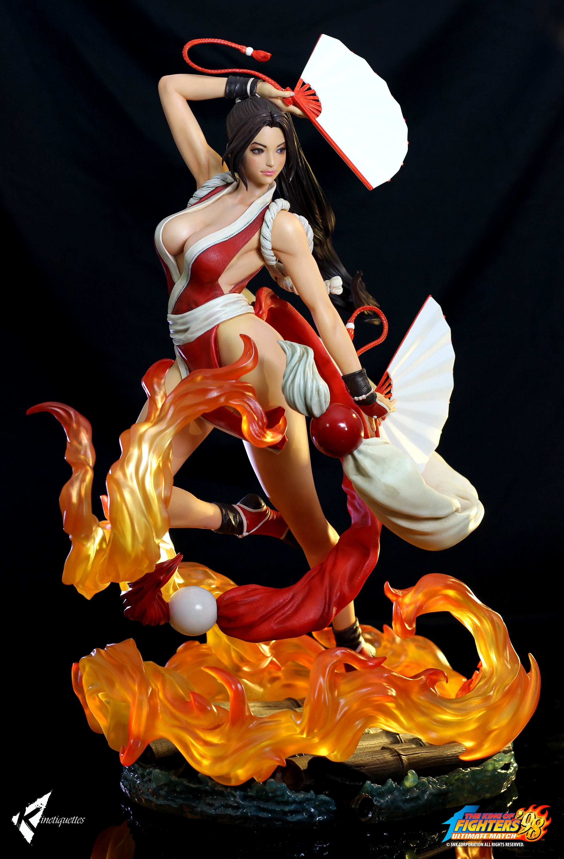 Kinetiquettes - The King of Fighters - Mai Shiranui (不知火 舞) - The Alluring Ninja (1/4 Scale Diorama) - Marvelous Toys