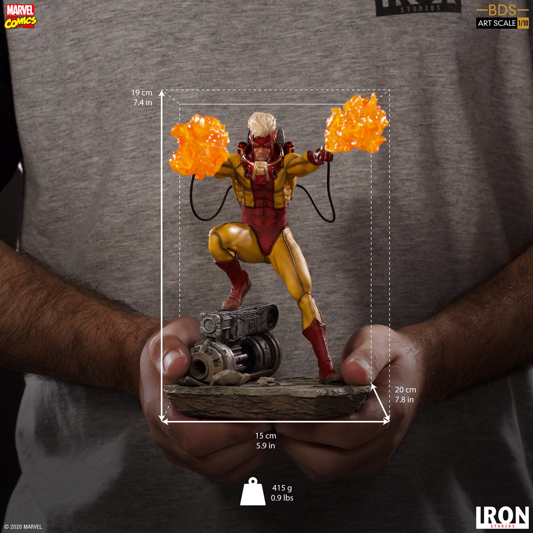Iron Studios - BDS Art Scale 1:10 - Marvel&#39;s X-Men - Pyro - Marvelous Toys