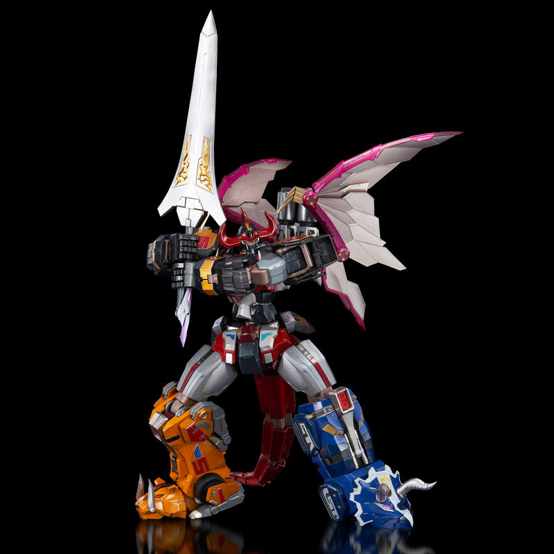 Flame Toys - Go! Kara Kuri Combine 01 - Mighty Morphin' Power Rangers - Dino Megazord - Marvelous Toys