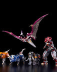 Flame Toys - Go! Kara Kuri Combine 01 - Mighty Morphin' Power Rangers - Dino Megazord - Marvelous Toys