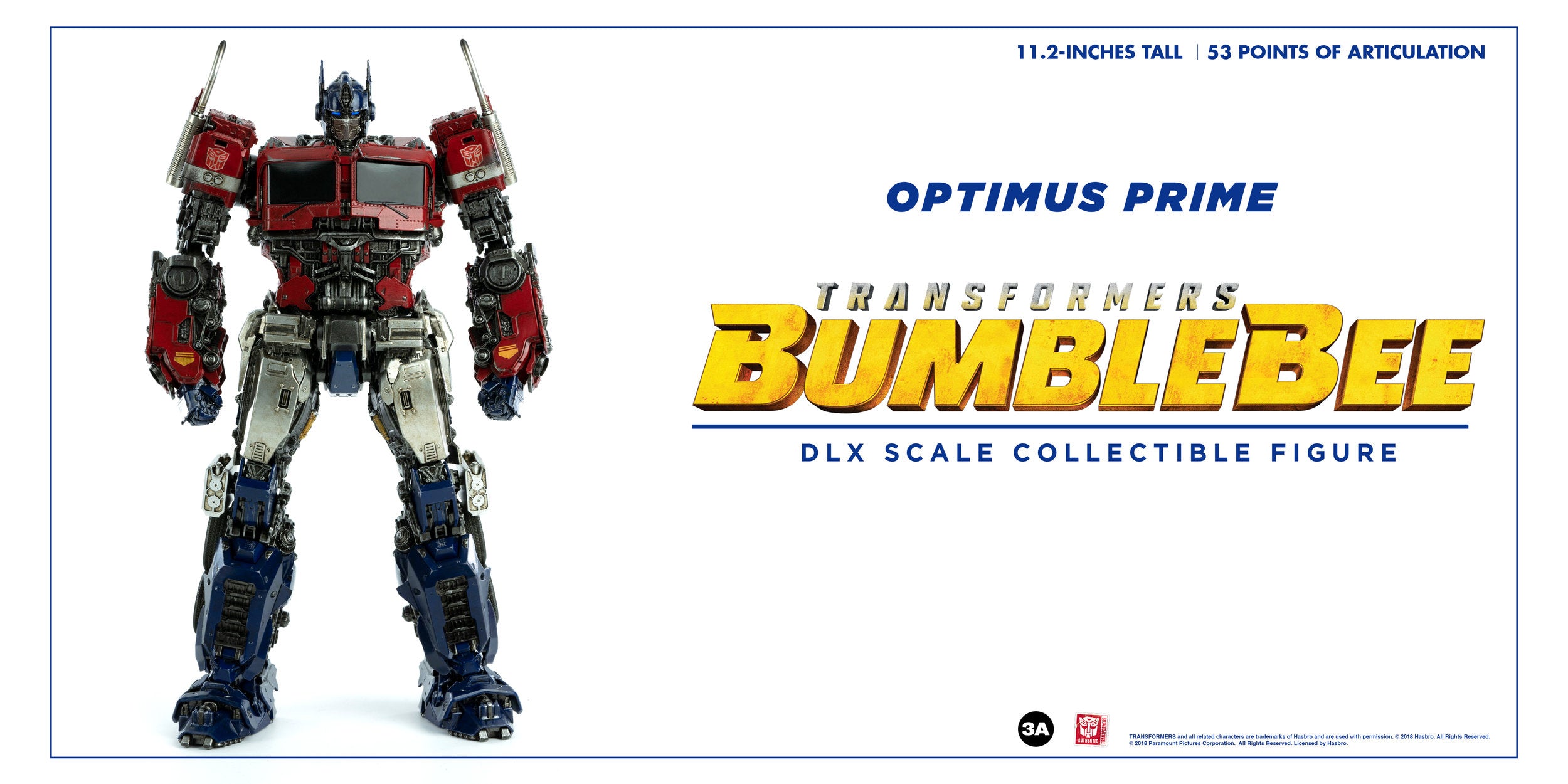 ThreeA - DLX Scale Collectible Series - Transformers: Bumblebee - Optimus Prime - Marvelous Toys