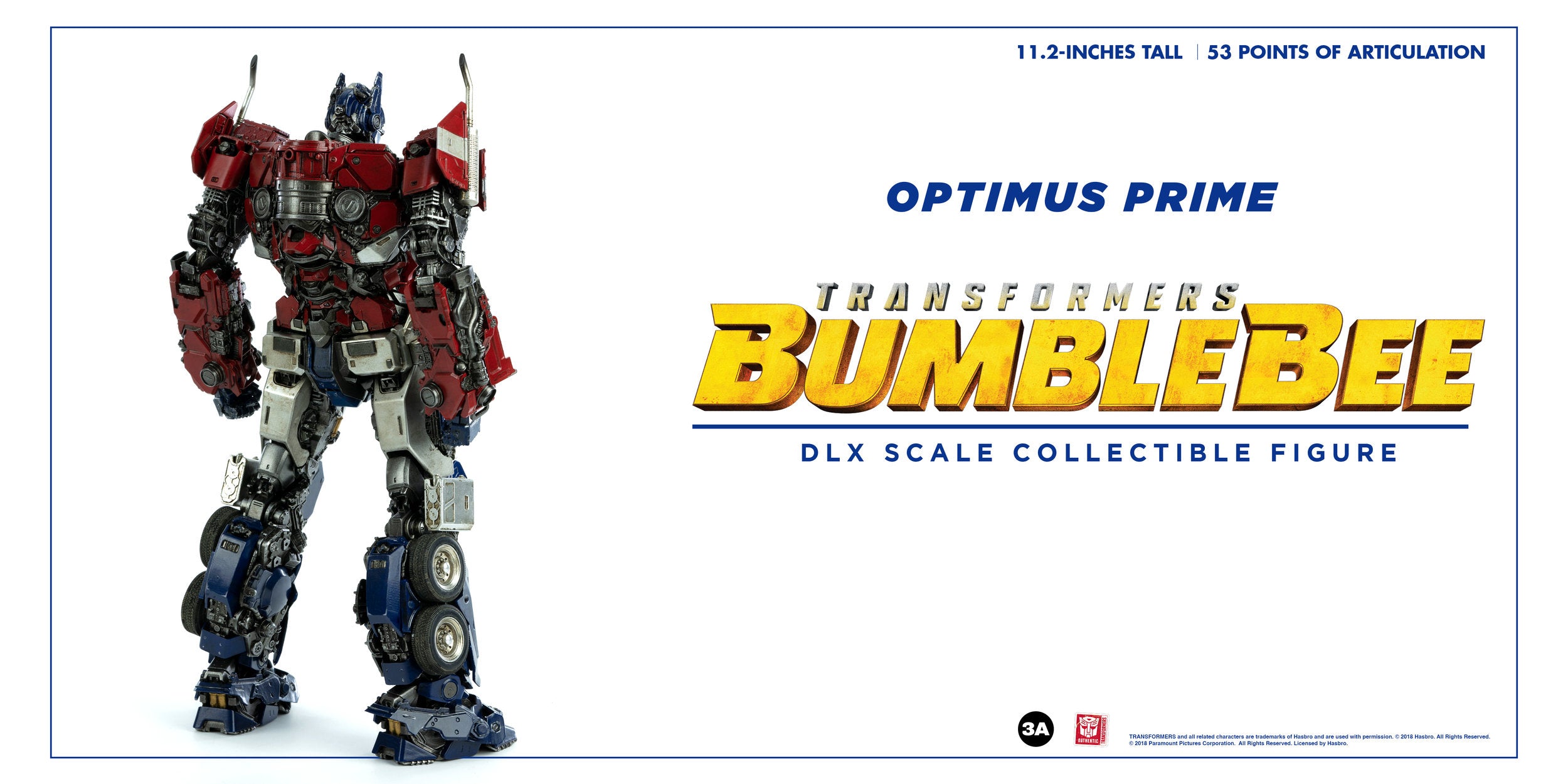 ThreeA - DLX Scale Collectible Series - Transformers: Bumblebee - Optimus Prime - Marvelous Toys