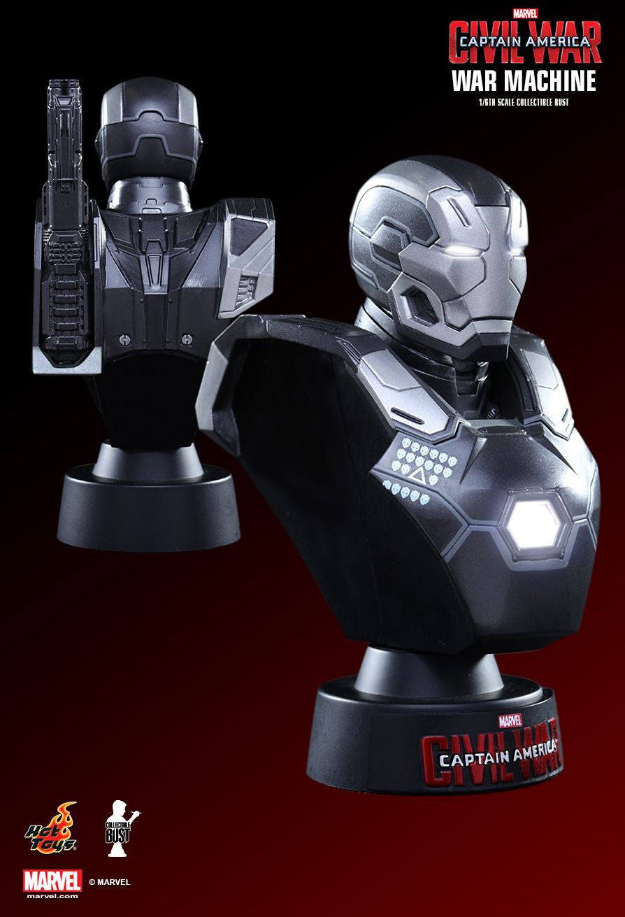 Hot Toys - HTB33 - Captain America: Civil War - War Machine Mark III Collectible Bust - Marvelous Toys