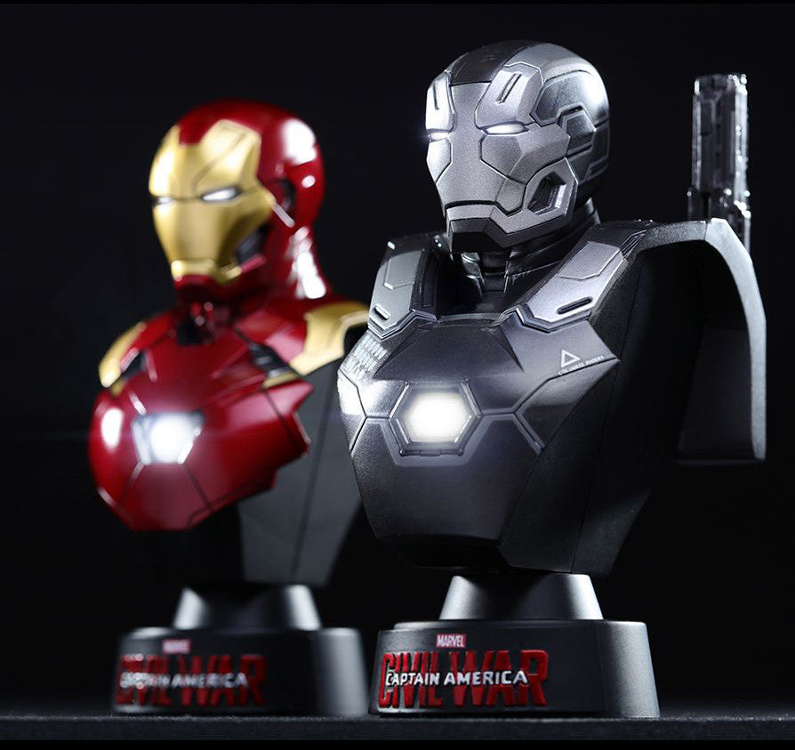 Hot Toys - HTB33 - Captain America: Civil War - War Machine Mark III Collectible Bust - Marvelous Toys