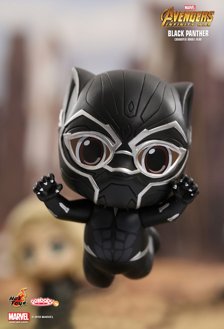Hot Toys - COSB438 - Avengers: Infinity War - Black Panther Cosbaby Bobble-Head - Marvelous Toys
