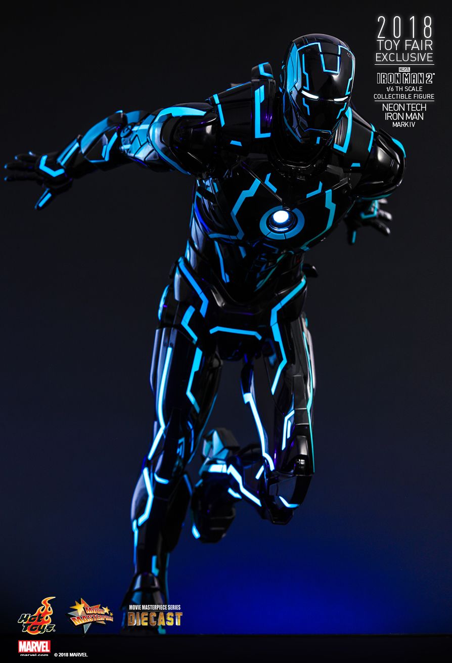Hot Toys - MMS485D24 - Iron Man 2 - Neon Tech Iron Man Mark IV - Marvelous Toys