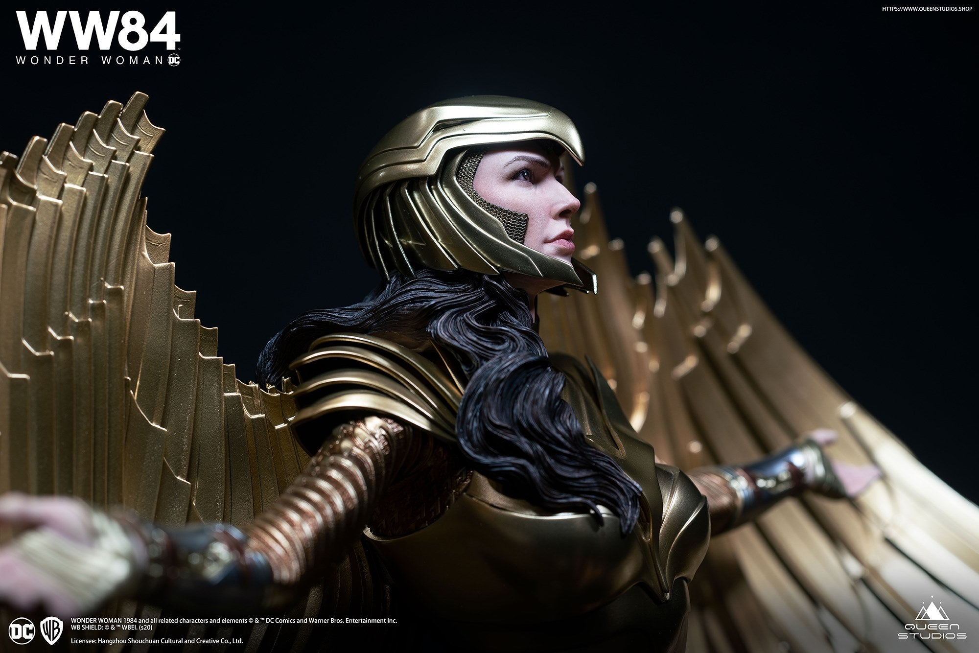 Queen Studios - Wonder Woman 1984 - Wonder Woman (Golden Armor) (1/4 Scale) (Premium Ver.) - Marvelous Toys